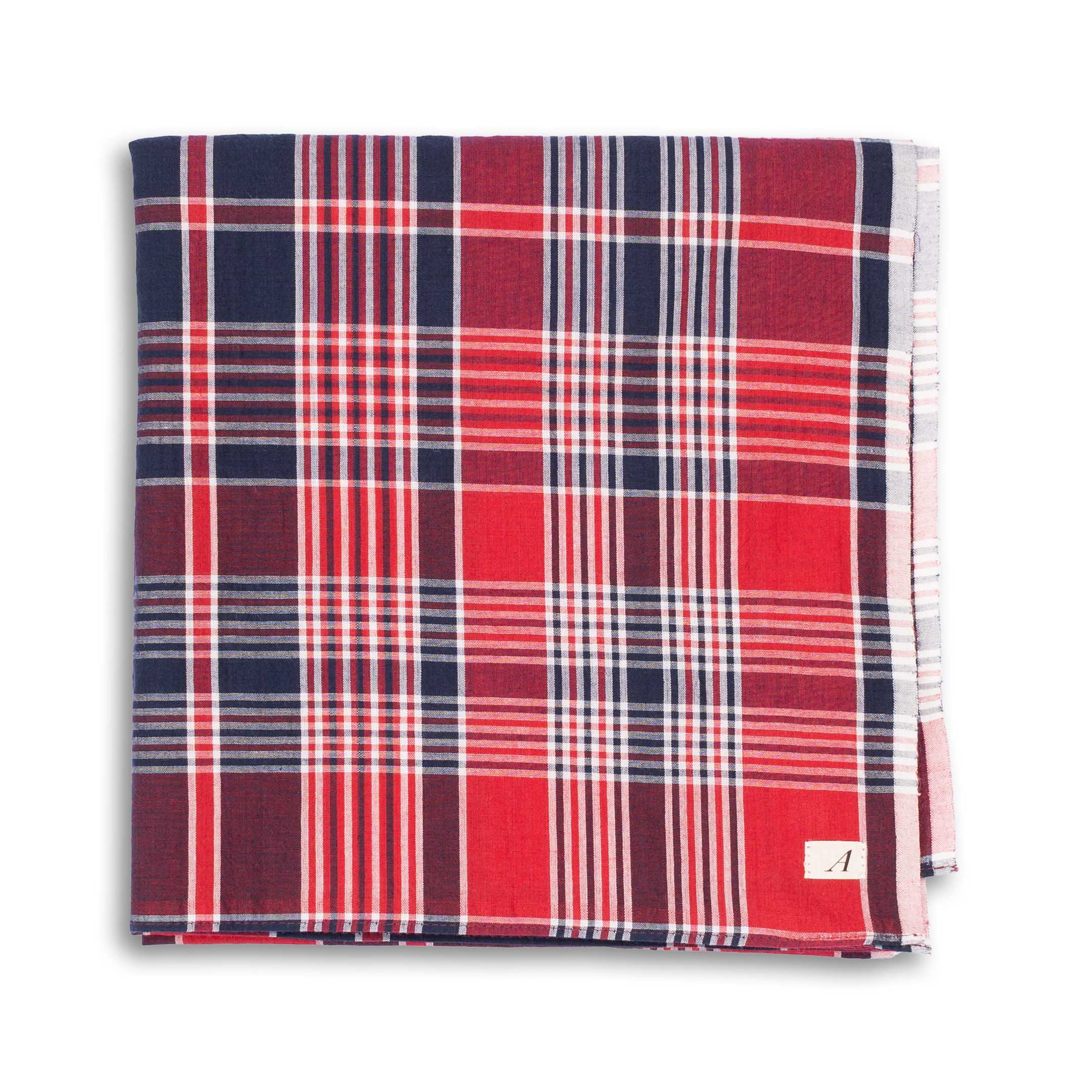 Anatomica Madras Scarf Red-Scarf-Clutch Cafe