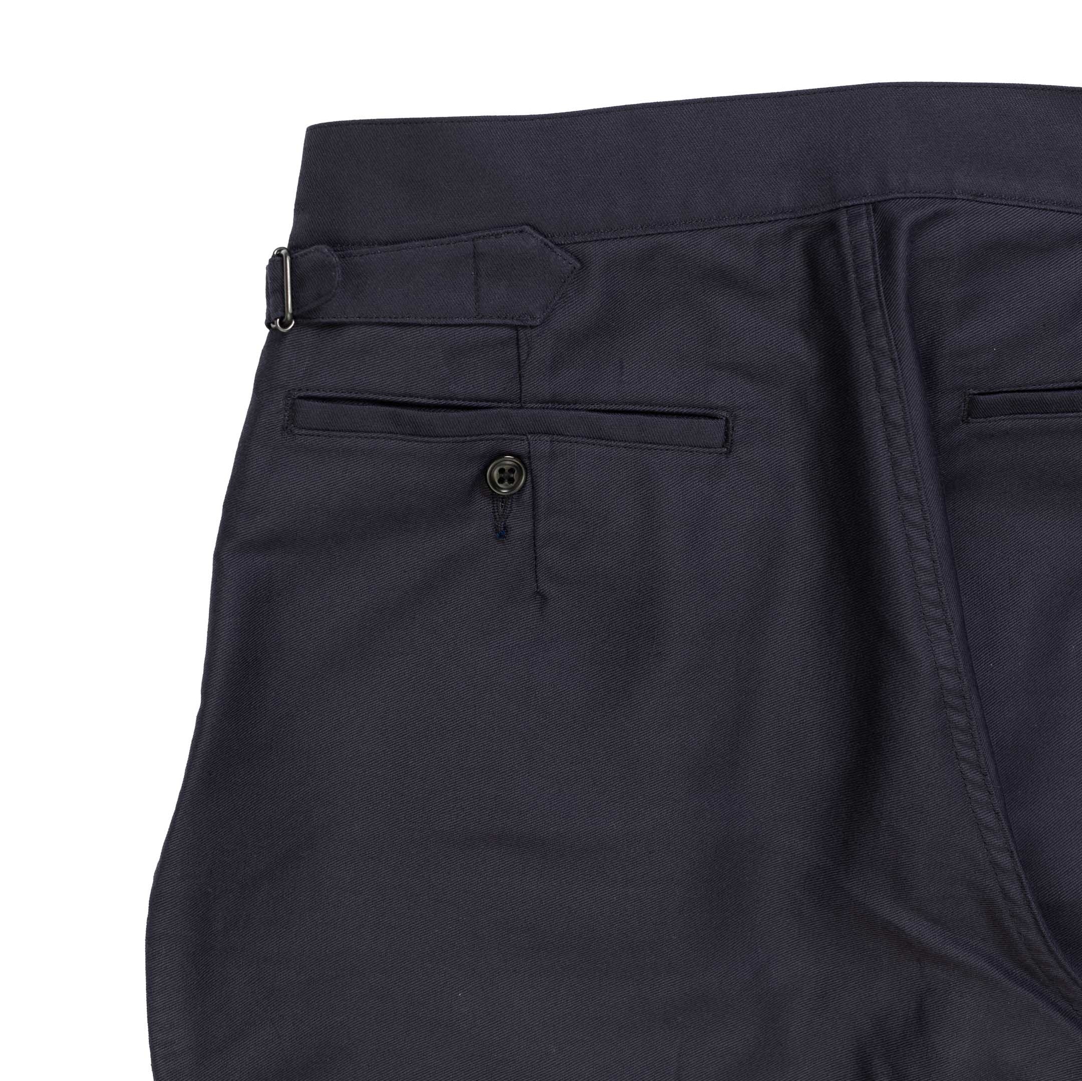 Anatomica Royal Marine Pants II Navy-Trousers-Clutch Cafe