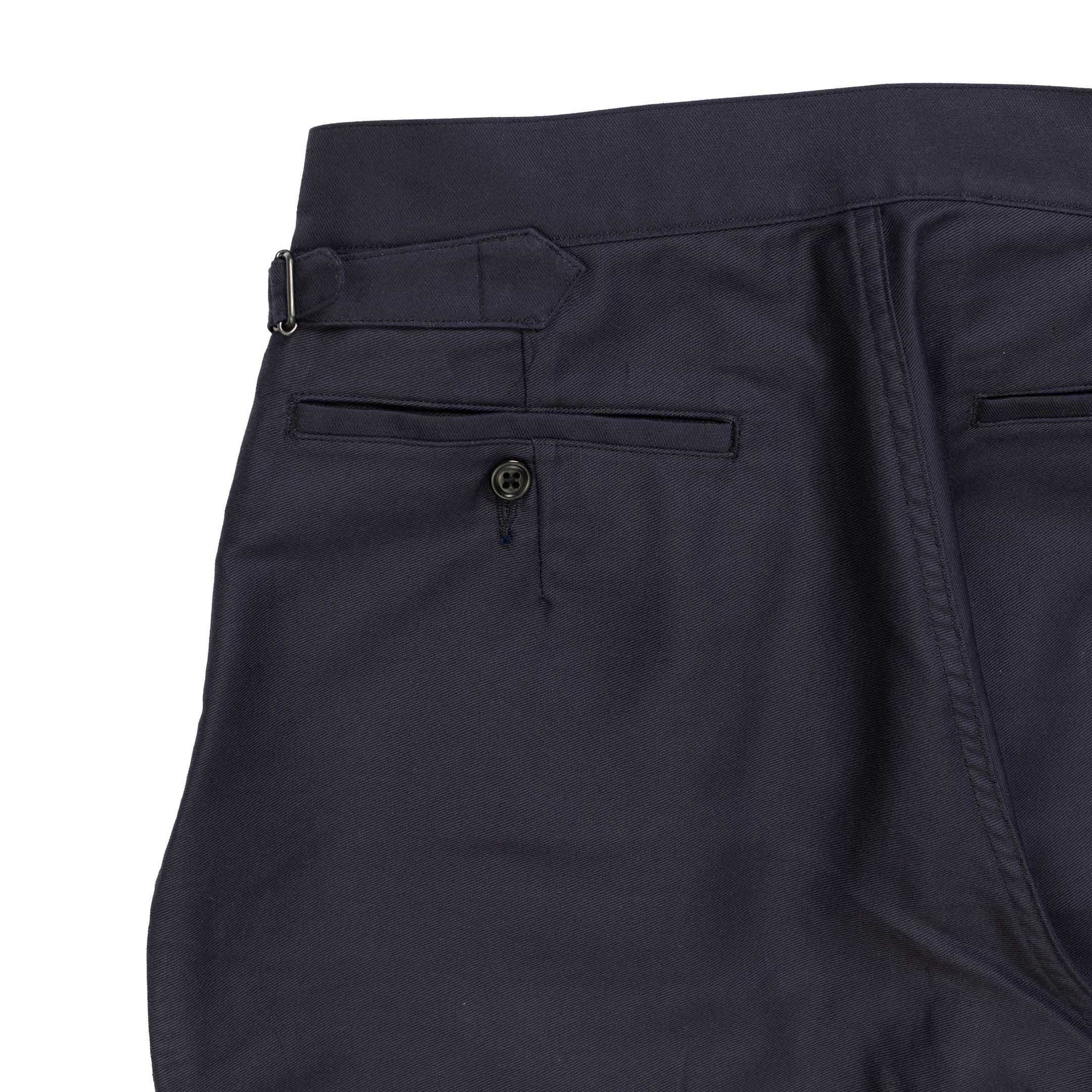 Anatomica Royal Marine Pants II Navy-Trousers-Clutch Cafe