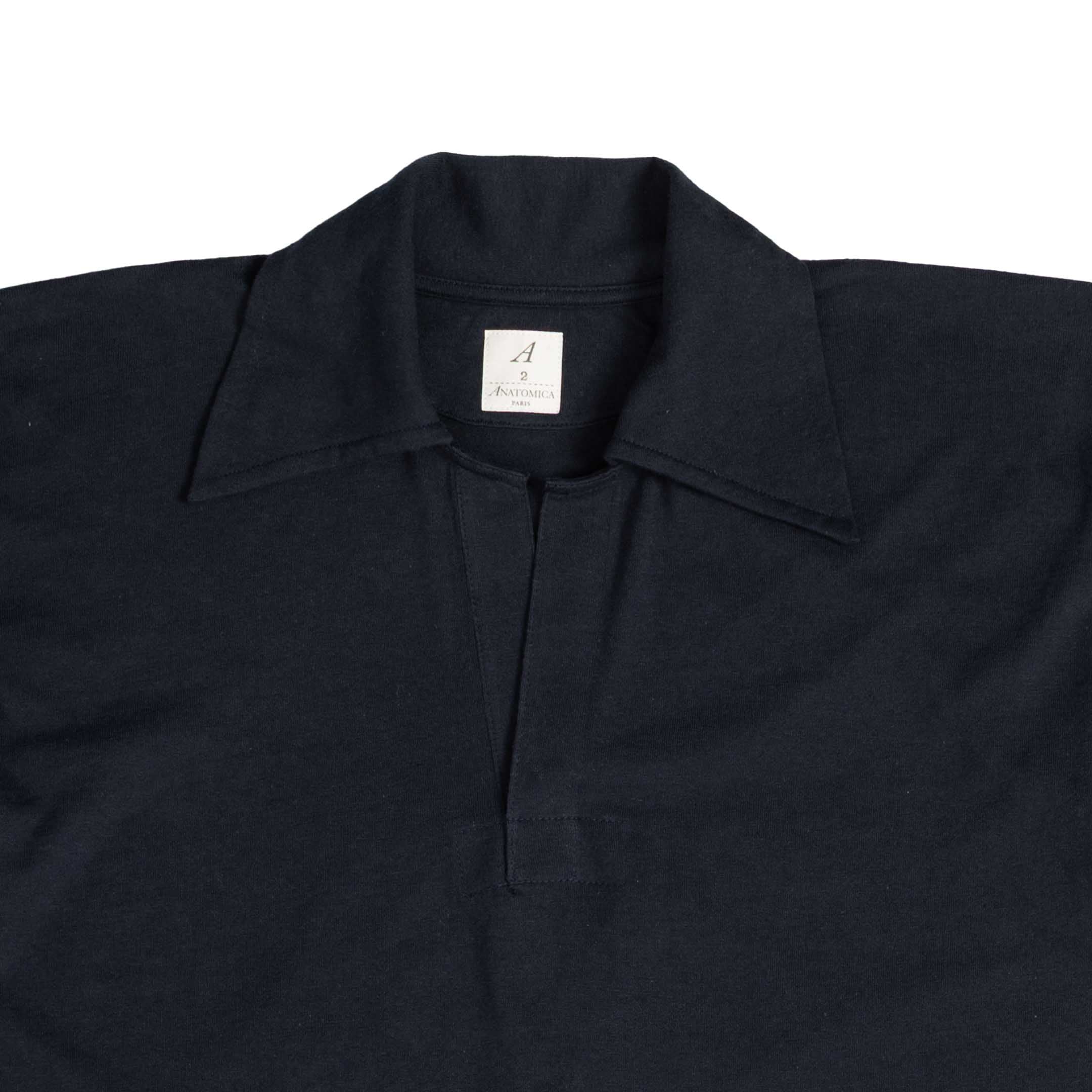 Anatomica Skipper Polo Navy-Polo Shirt-Clutch Cafe