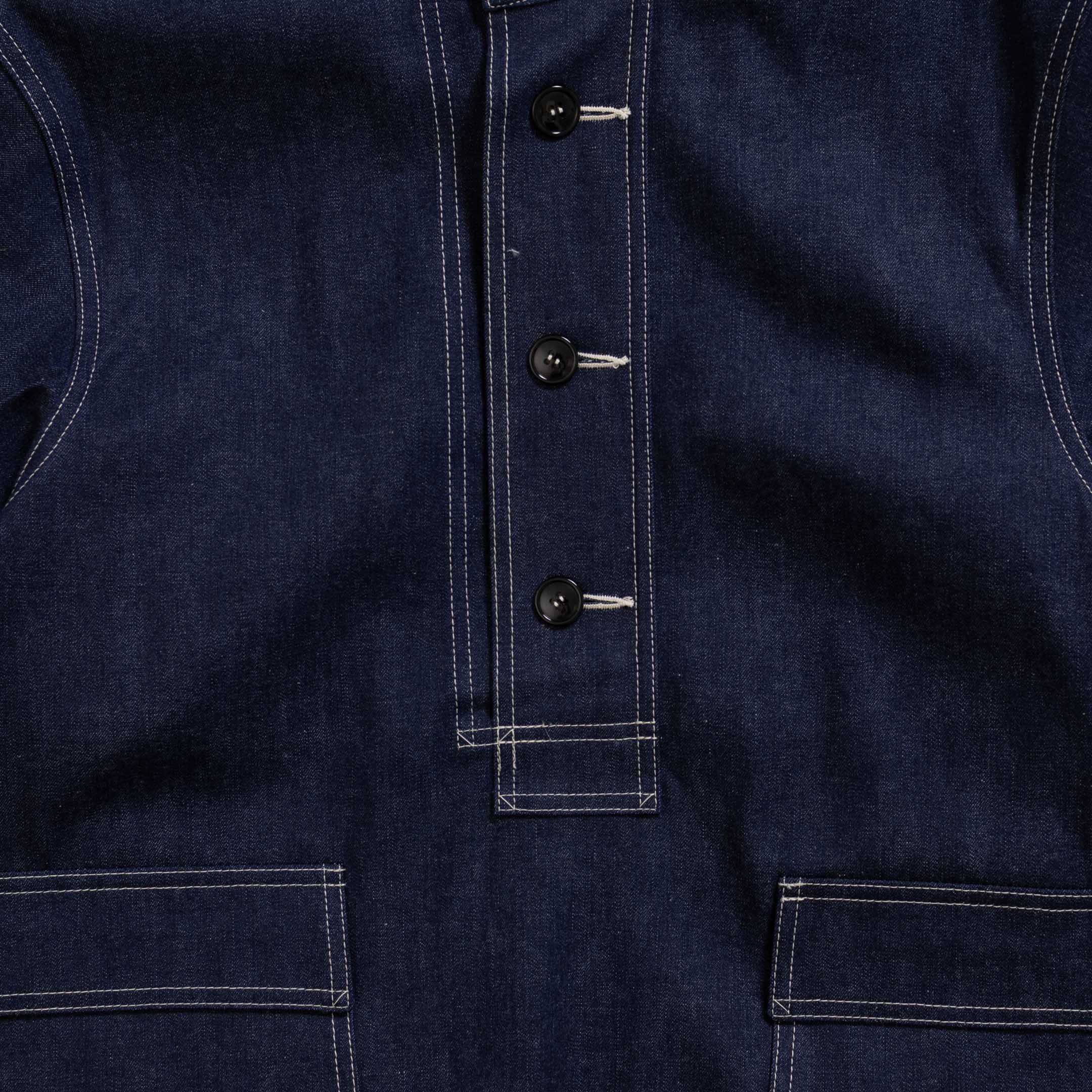 Anatomica USN Gunners Parka Indigo Denim-Jacket-Clutch Cafe