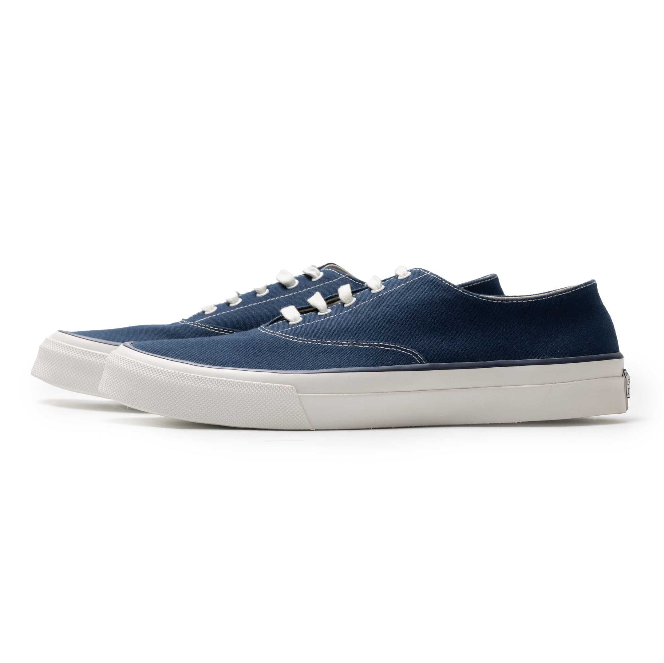 Anatomica x Wakouwa Deck Shoes Low Navy-Shoes-Clutch Cafe