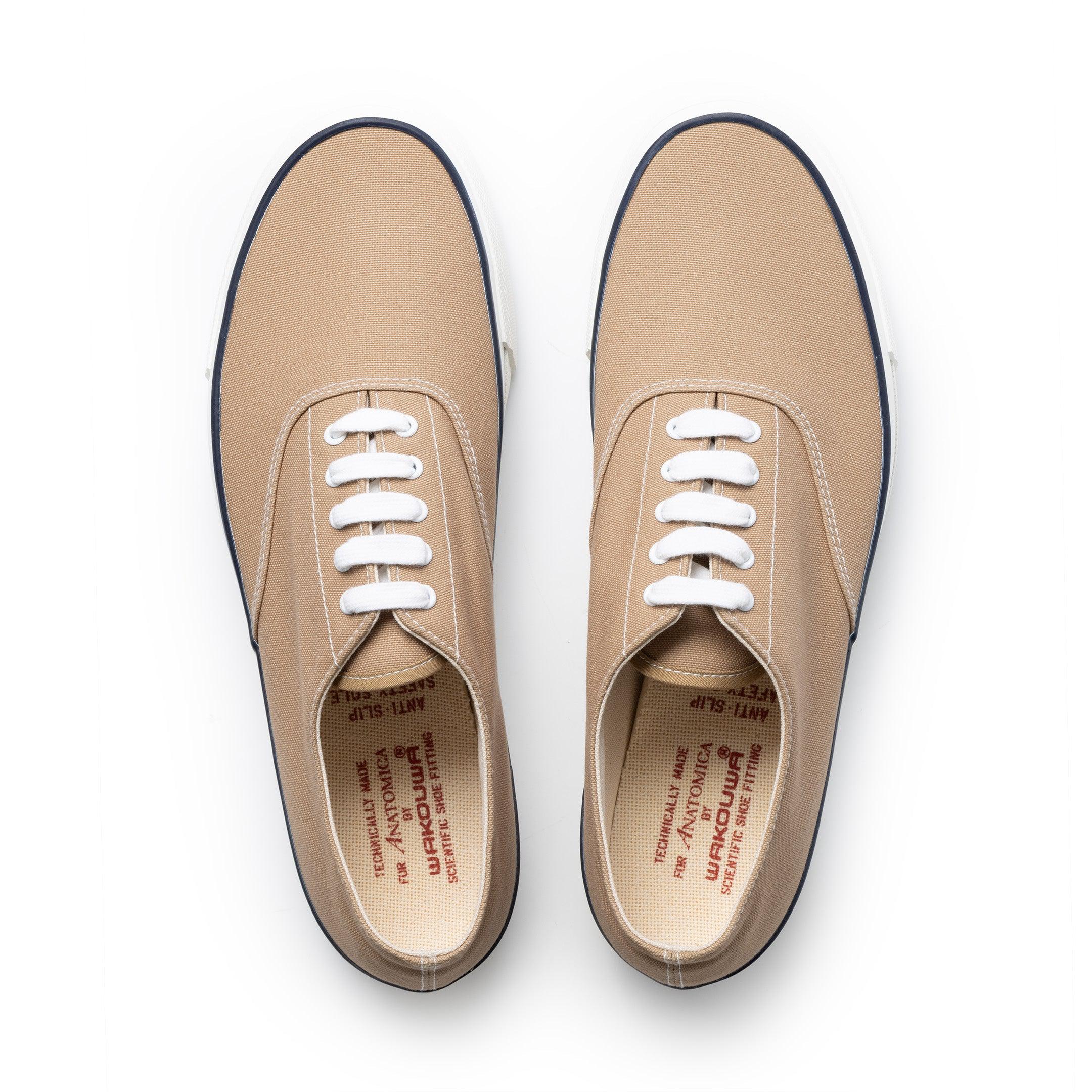 Anatomica x Wakouwa Deck Shoes Low Sand-Shoes-Clutch Cafe