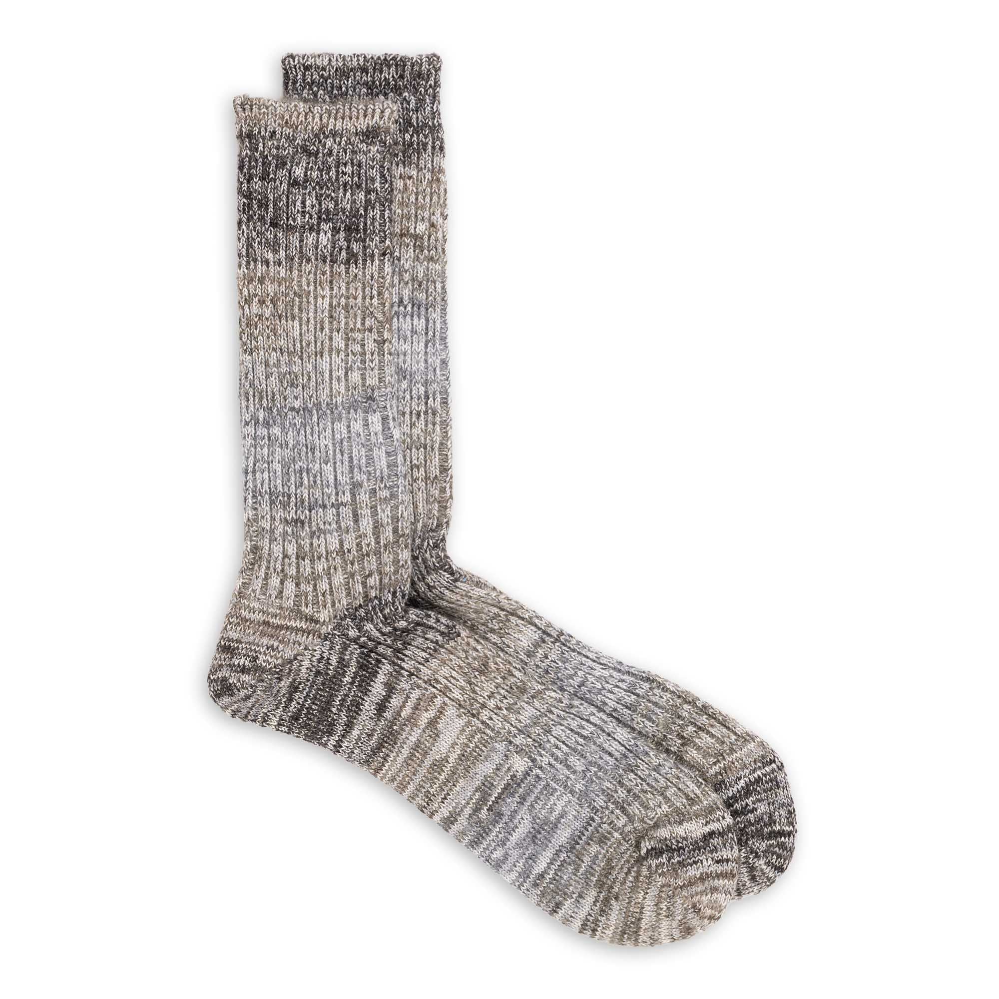 Anonymous Ism Splash Pattern Crew Sock Black-Socks-Clutch Cafe