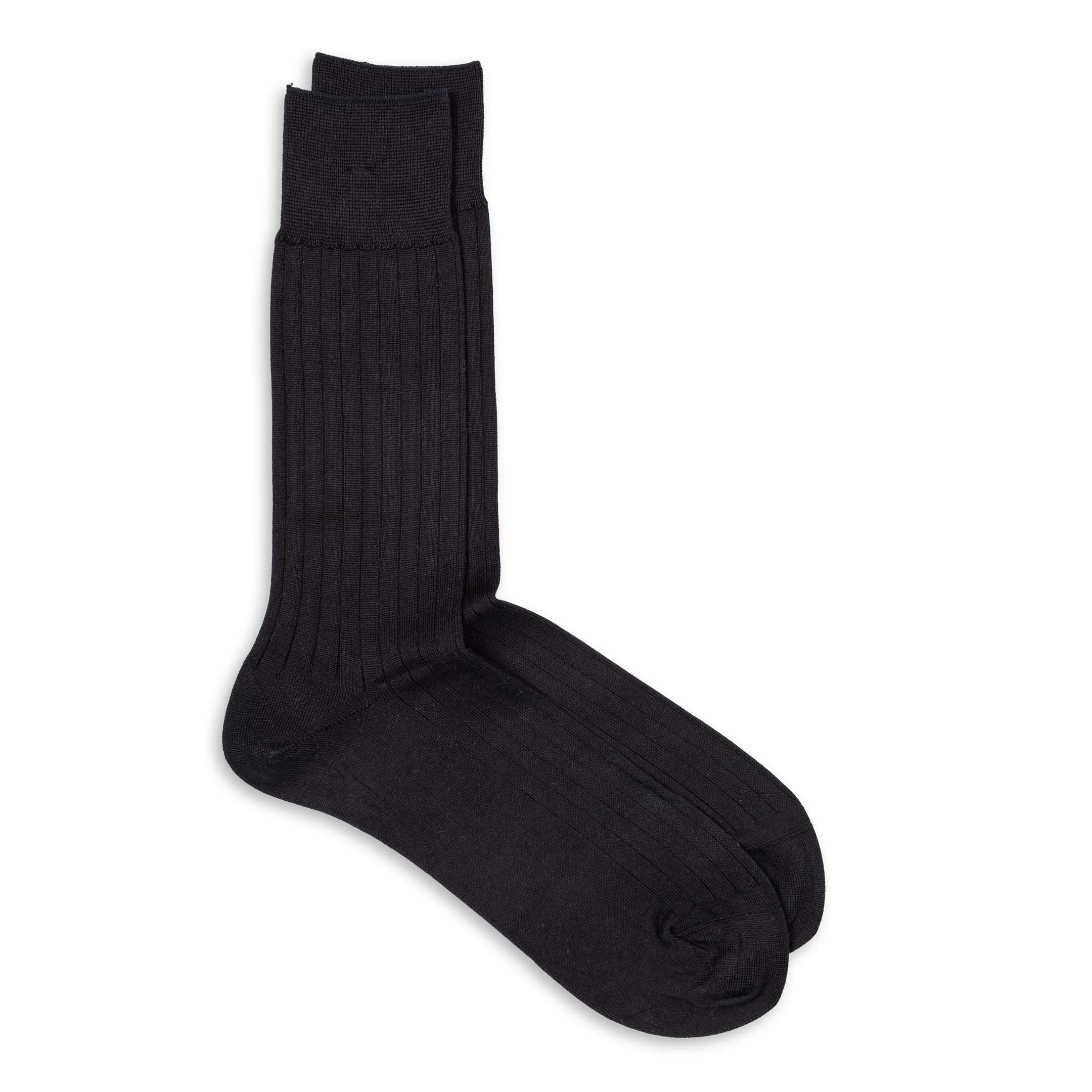 Anonymous Ism Supima Dress Socks Black-Socks-Clutch Cafe