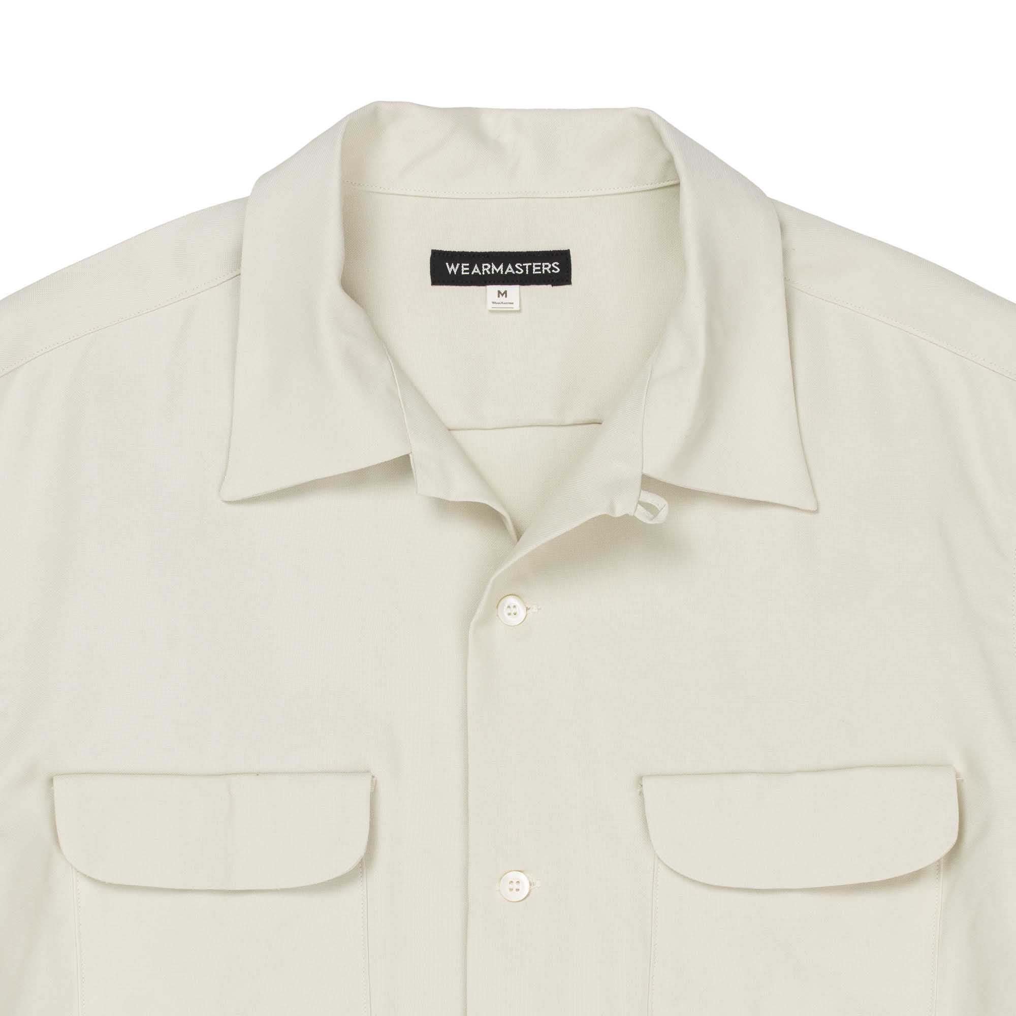 Attractions Flap Pocket Rayon Shirt S/S White-Shirt-Clutch Cafe