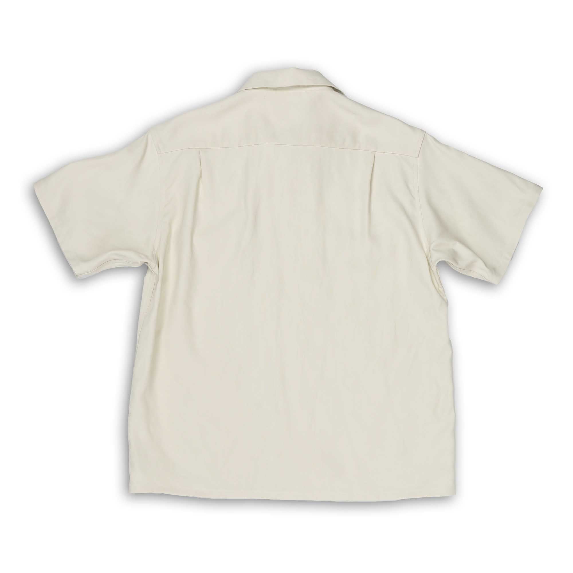 Attractions Flap Pocket Rayon Shirt S/S White-Shirt-Clutch Cafe