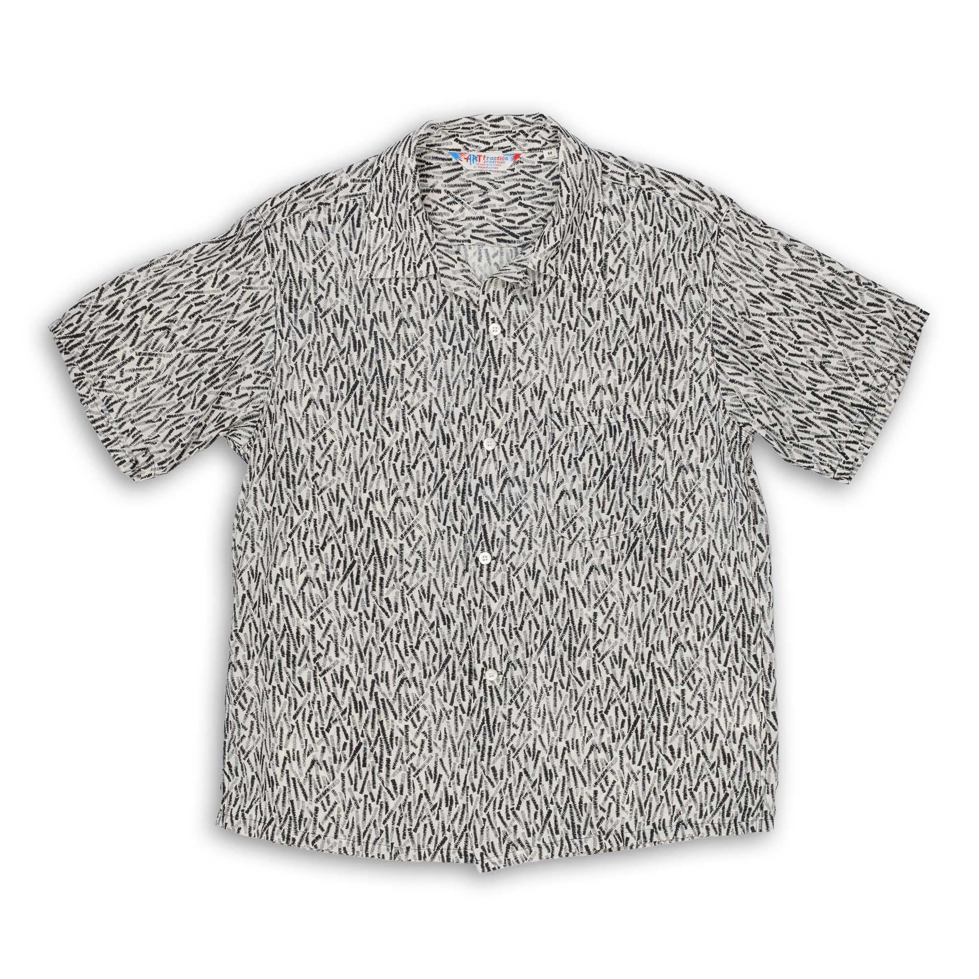 Attractions Zig Zag Rayon Shirt S/S-Shirt-Clutch Cafe