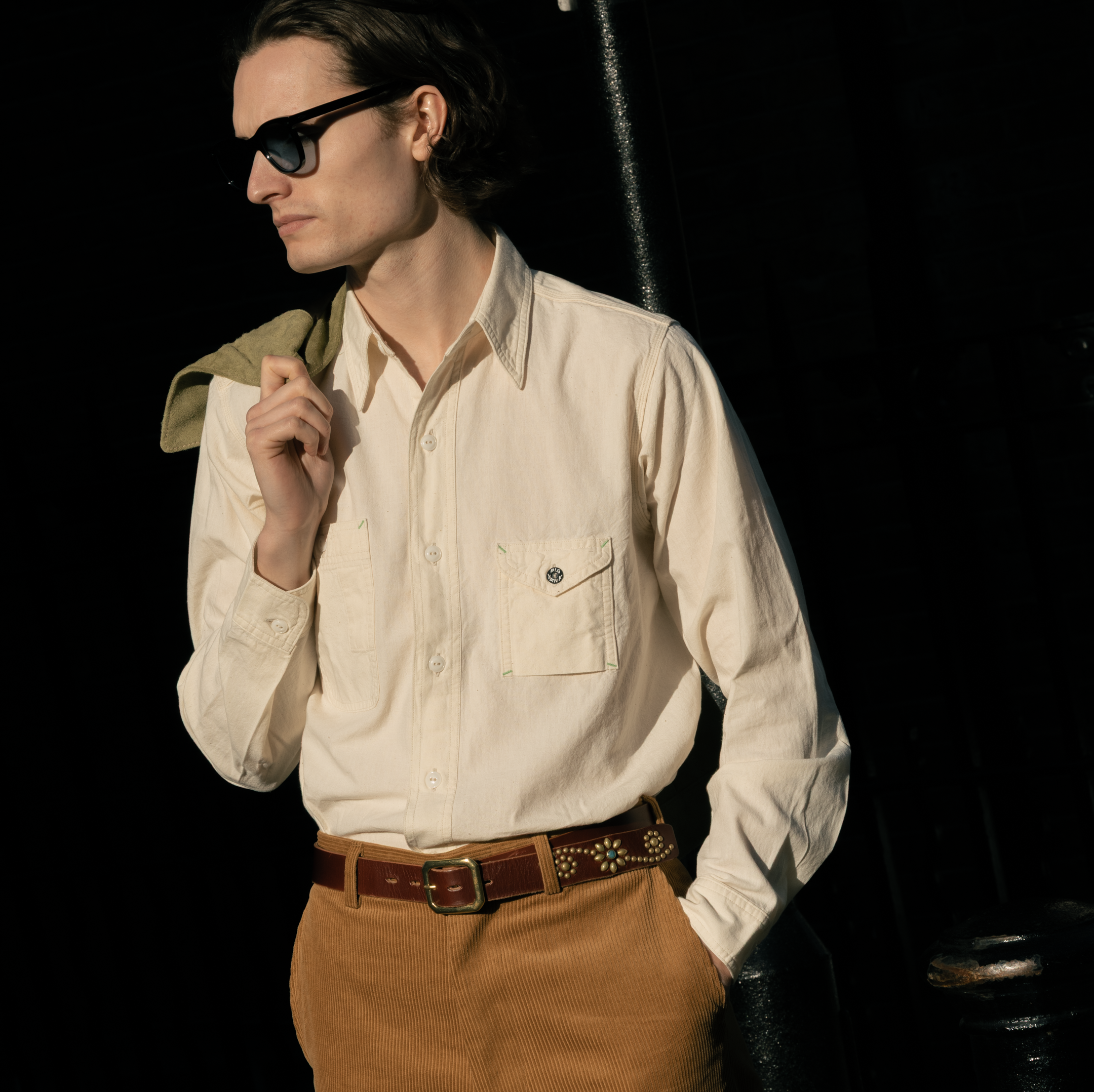Big Yank 1935 Original Chambray Shirt Natural-Shirt-Clutch Cafe