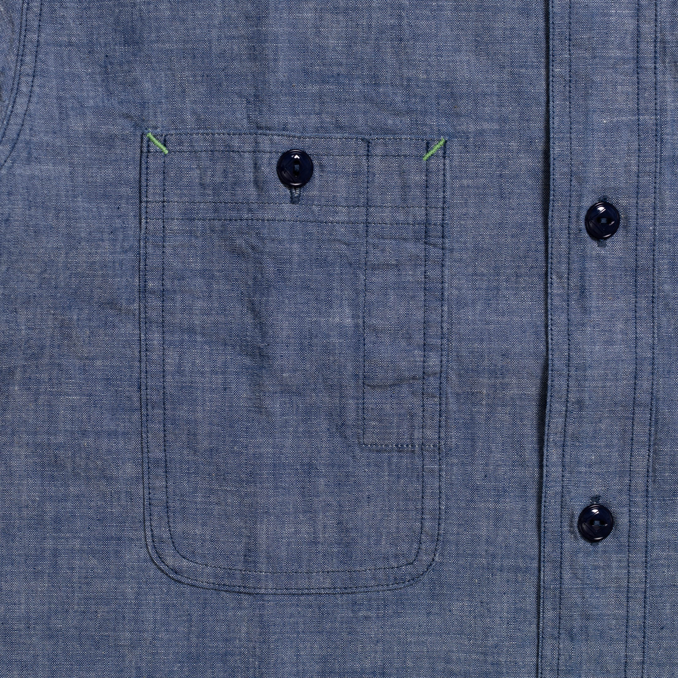 Big Yank "23105 1942 Original Chambray" Shirt Indigo-Shirt-Clutch Cafe