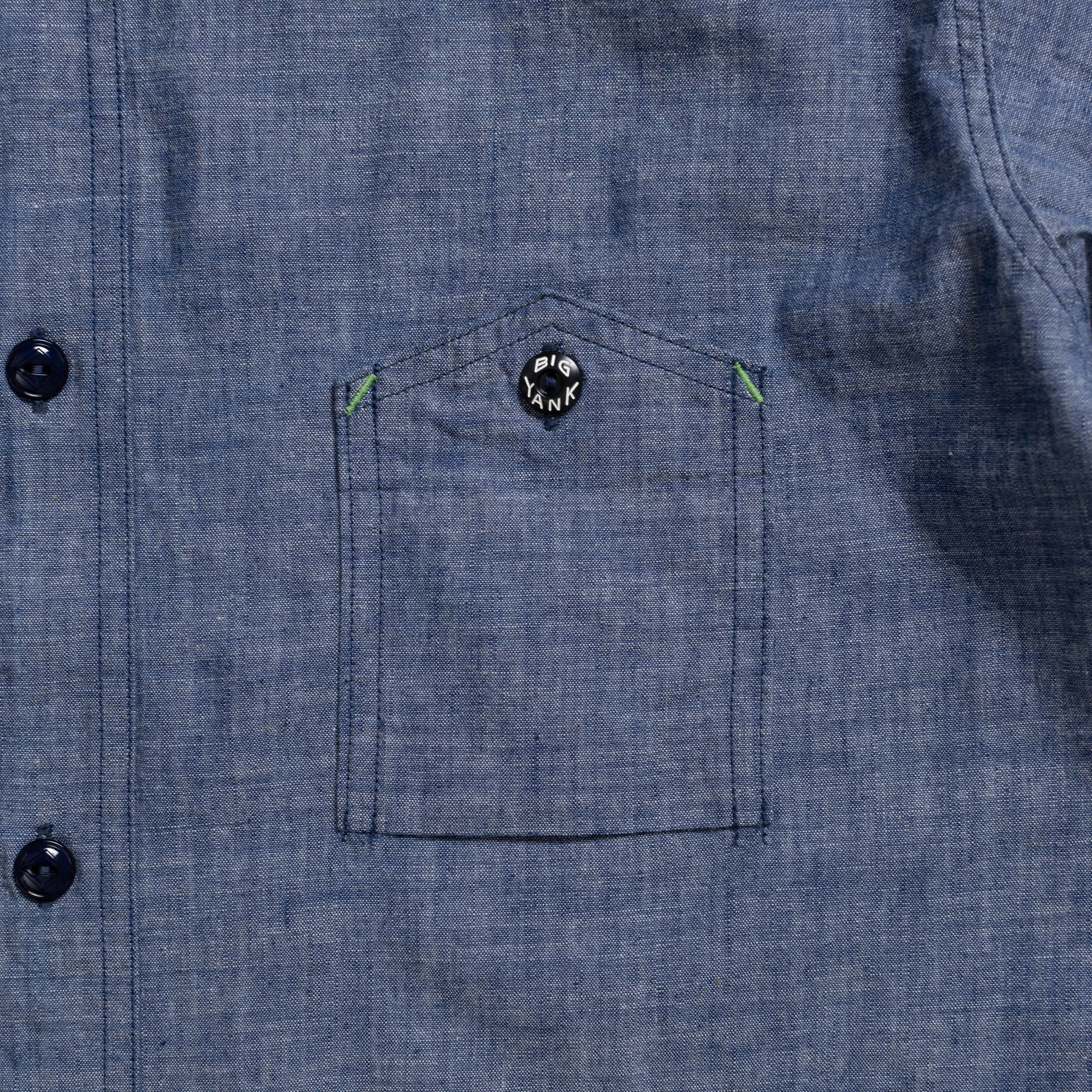 Big Yank "23105 1942 Original Chambray" Shirt Indigo-Shirt-Clutch Cafe