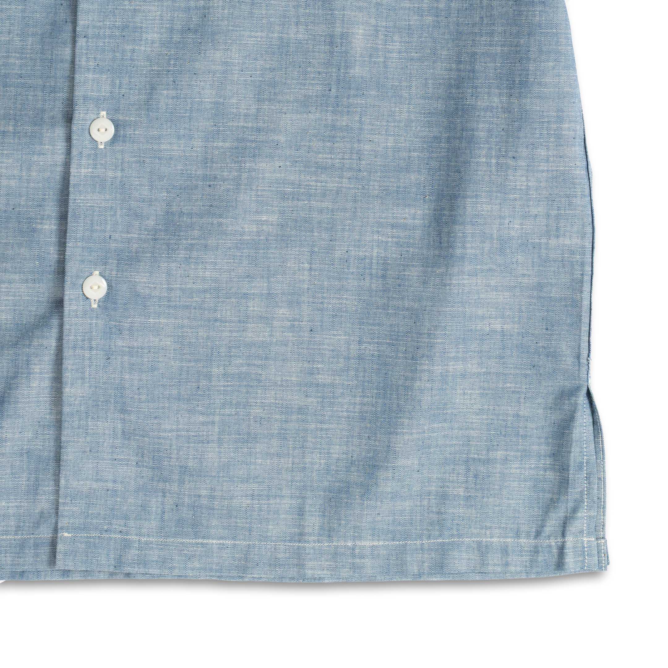 Big Yank U54 QLS S/S Shirt LT Chambray Indigo-Shirt-Clutch Cafe