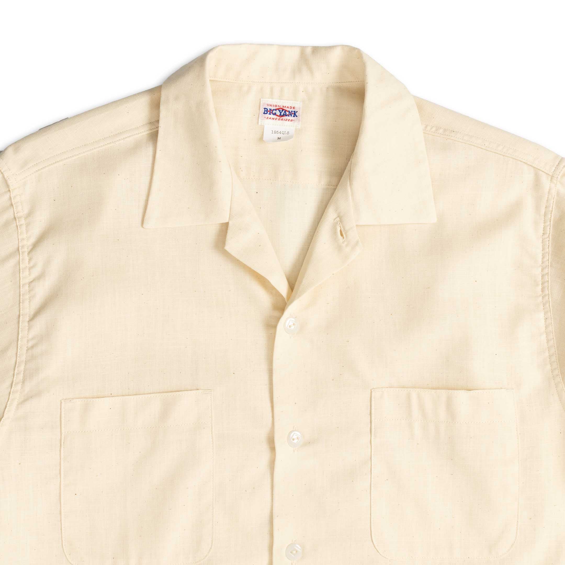 Big Yank U54 QLS S/S Shirt LT Chambray White-Shirt-Clutch Cafe