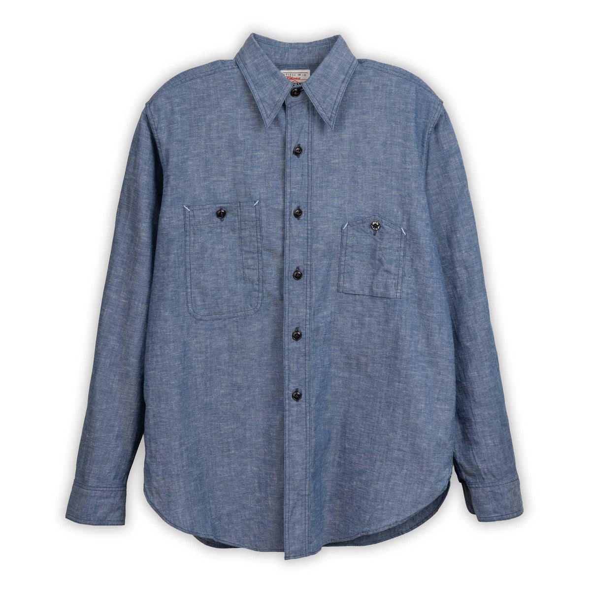 Big Yank Y1942 Original Chambray Shirt Indigo-Shirt-Clutch Cafe