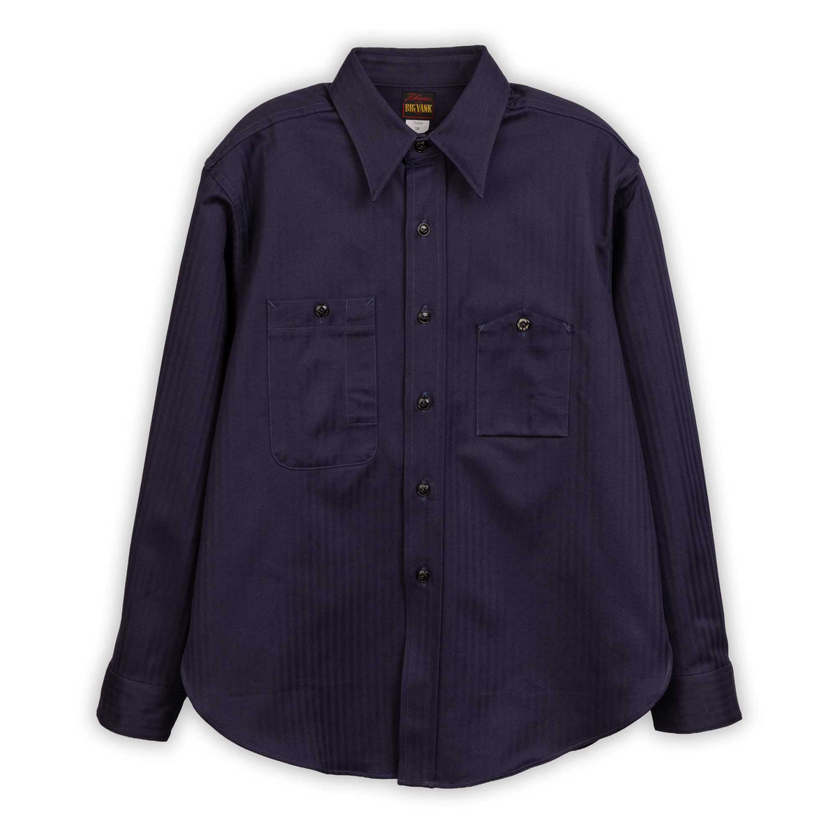 Big Yank Y1944 HBT Shirt Navy-Shirt-Clutch Cafe
