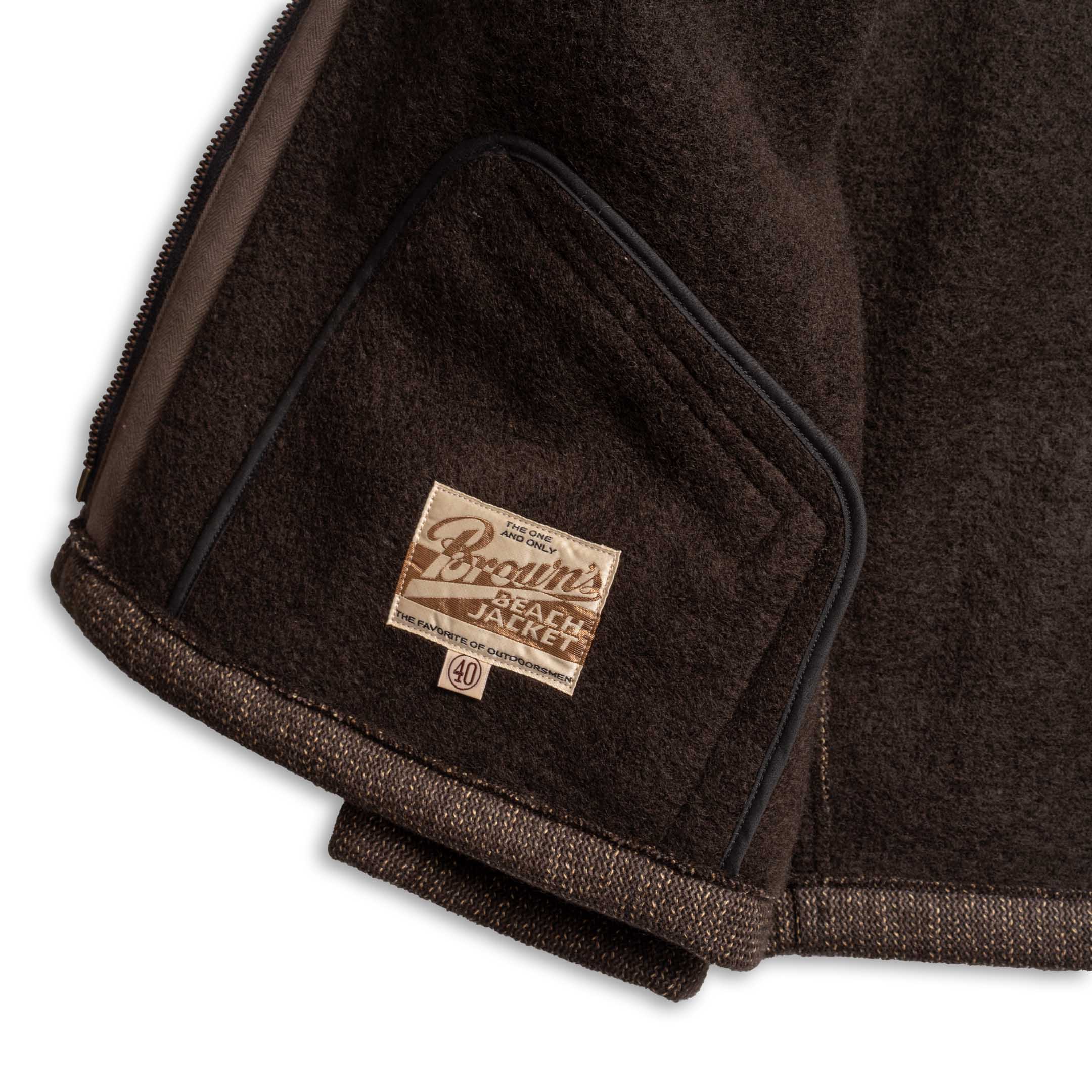 Brown's Beach BBJ Sports Jacket Ox. Grey-Jacket-Clutch Cafe