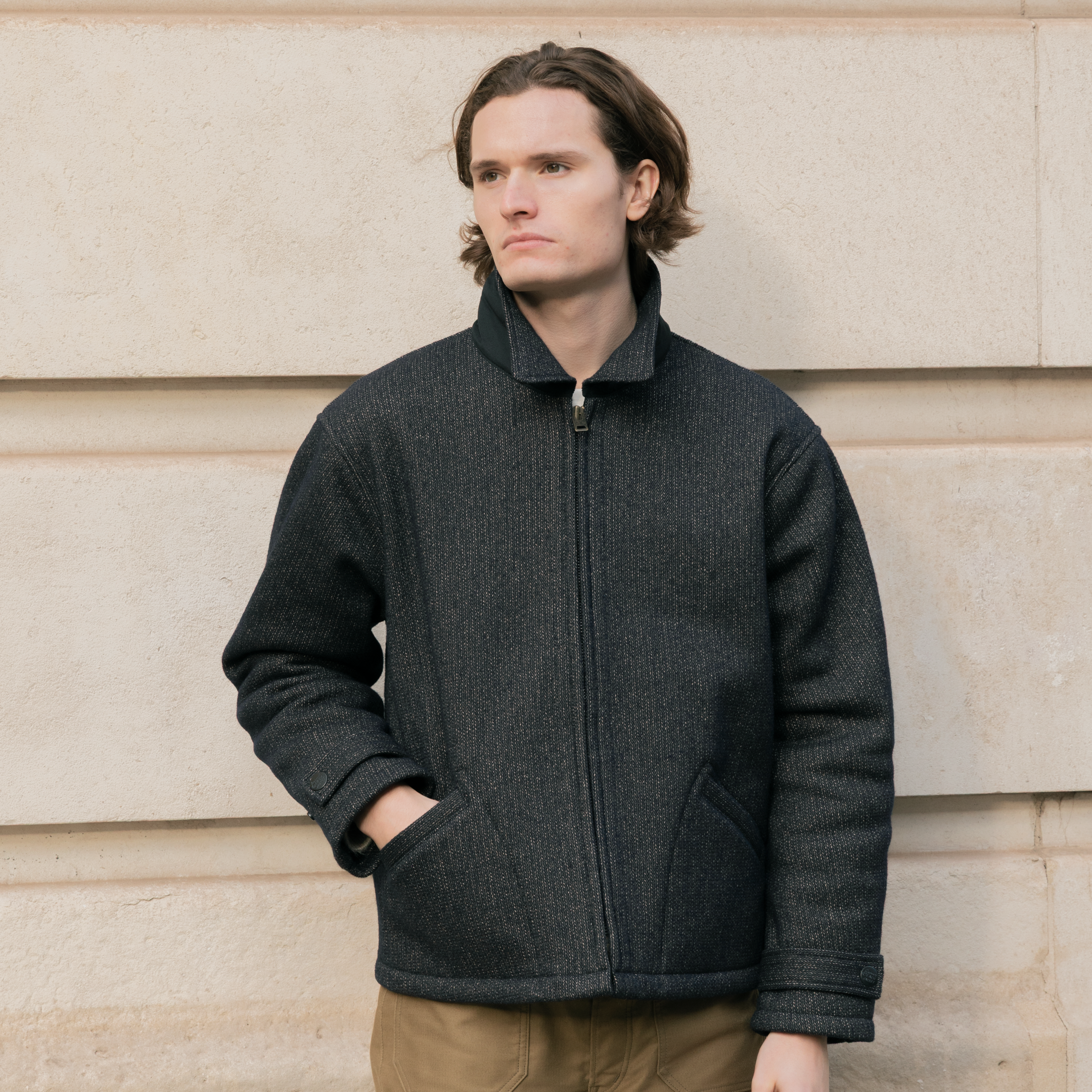 Brown's Beach BBJ Sports Jacket Ox. Grey-Jacket-Clutch Cafe