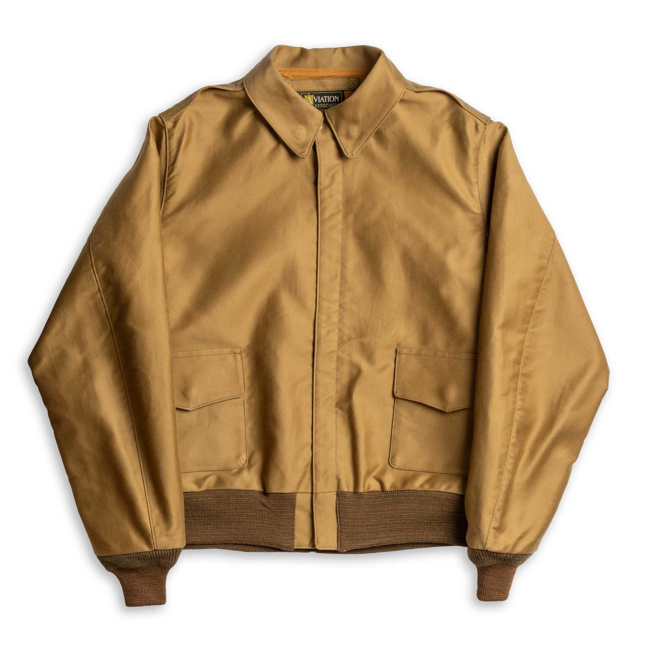 Buzz Rickson's Aviation Associates Jungle Cloth A-2 Jacket Khaki-Jacket-Clutch Cafe
