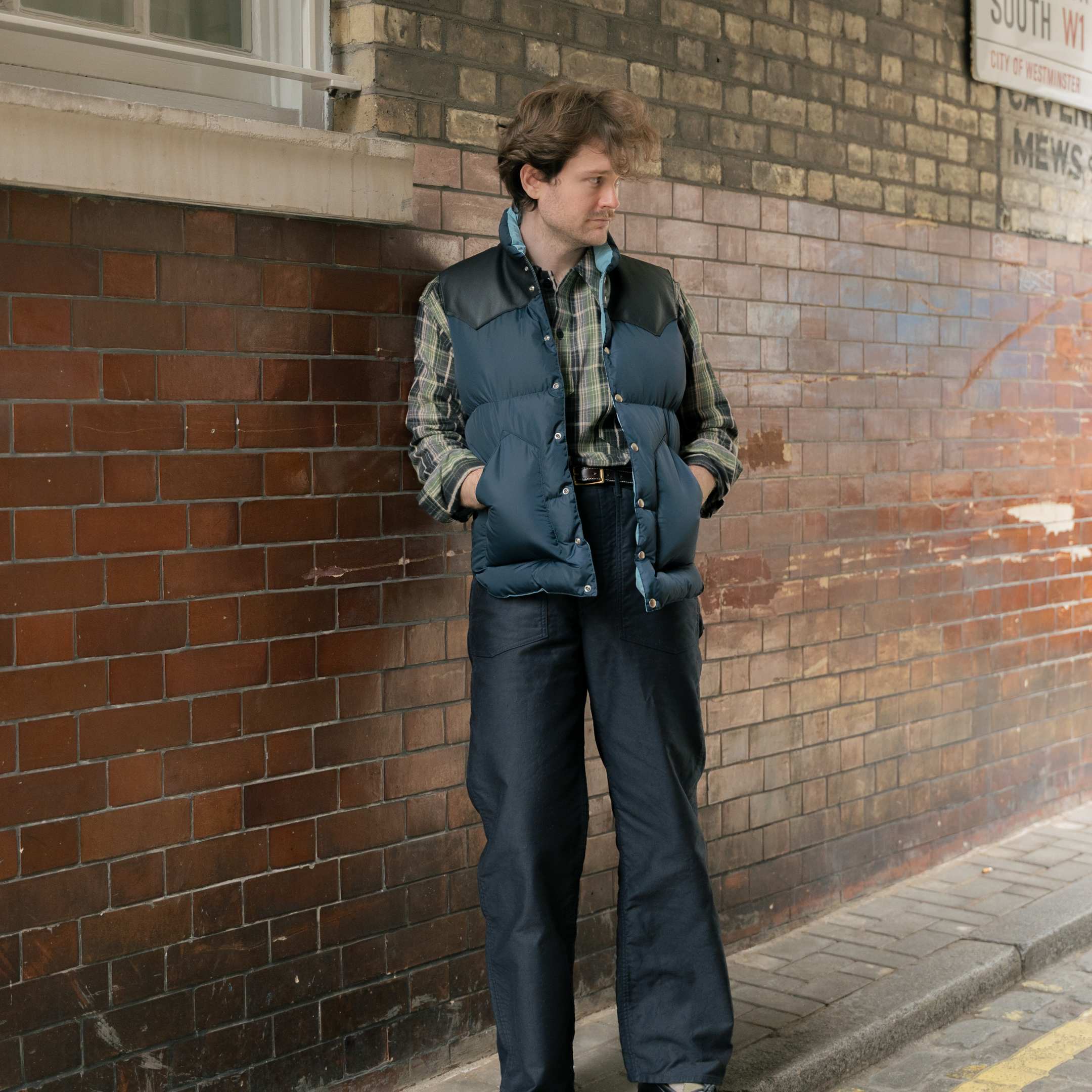 Buzz Rickson's Aviation Associates Jungle Cloth Army Working Trousers Navy-Trousers-Clutch Cafe