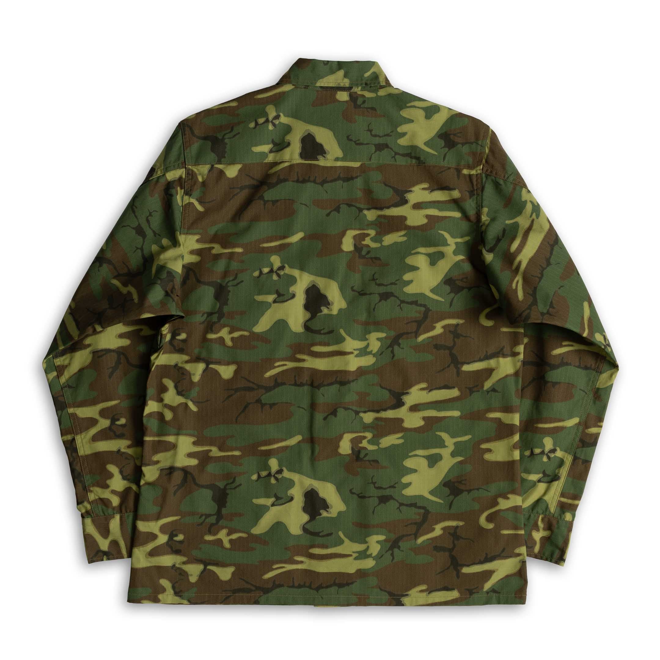 Buzz Rickson's Coat, Man's, Camouflage, Cotton, Wind, Resistant, Poplin, Class 2-Jacket-Clutch Cafe
