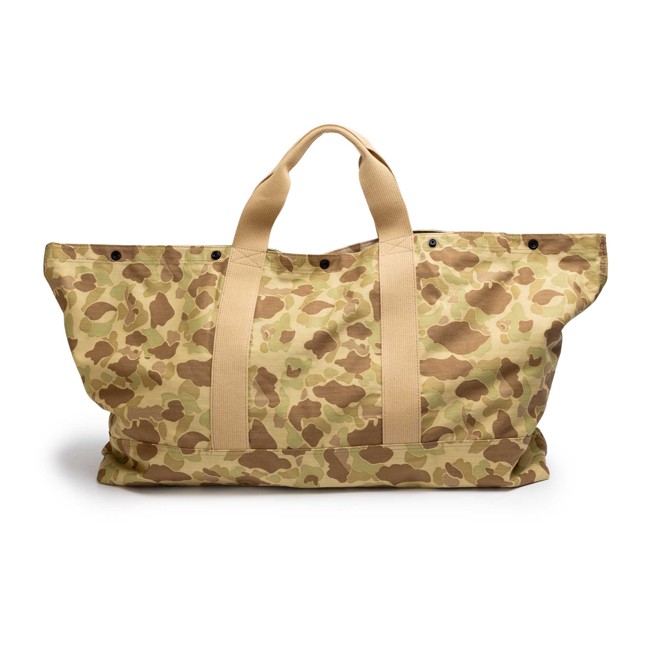 Buzz Rickson's HBT Camouflage Reversible Bag-Bag-Clutch Cafe