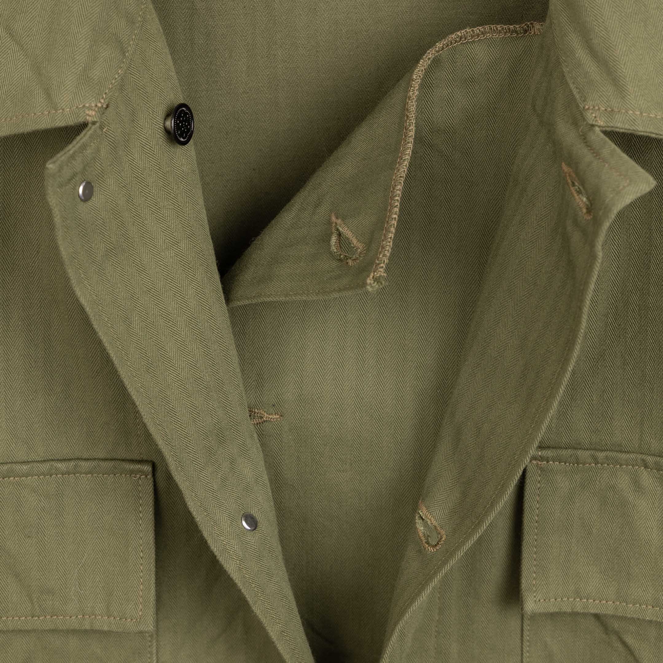 Buzz Rickson's Jackets, Herringone Twill Special Olive-Jacket-Clutch Cafe