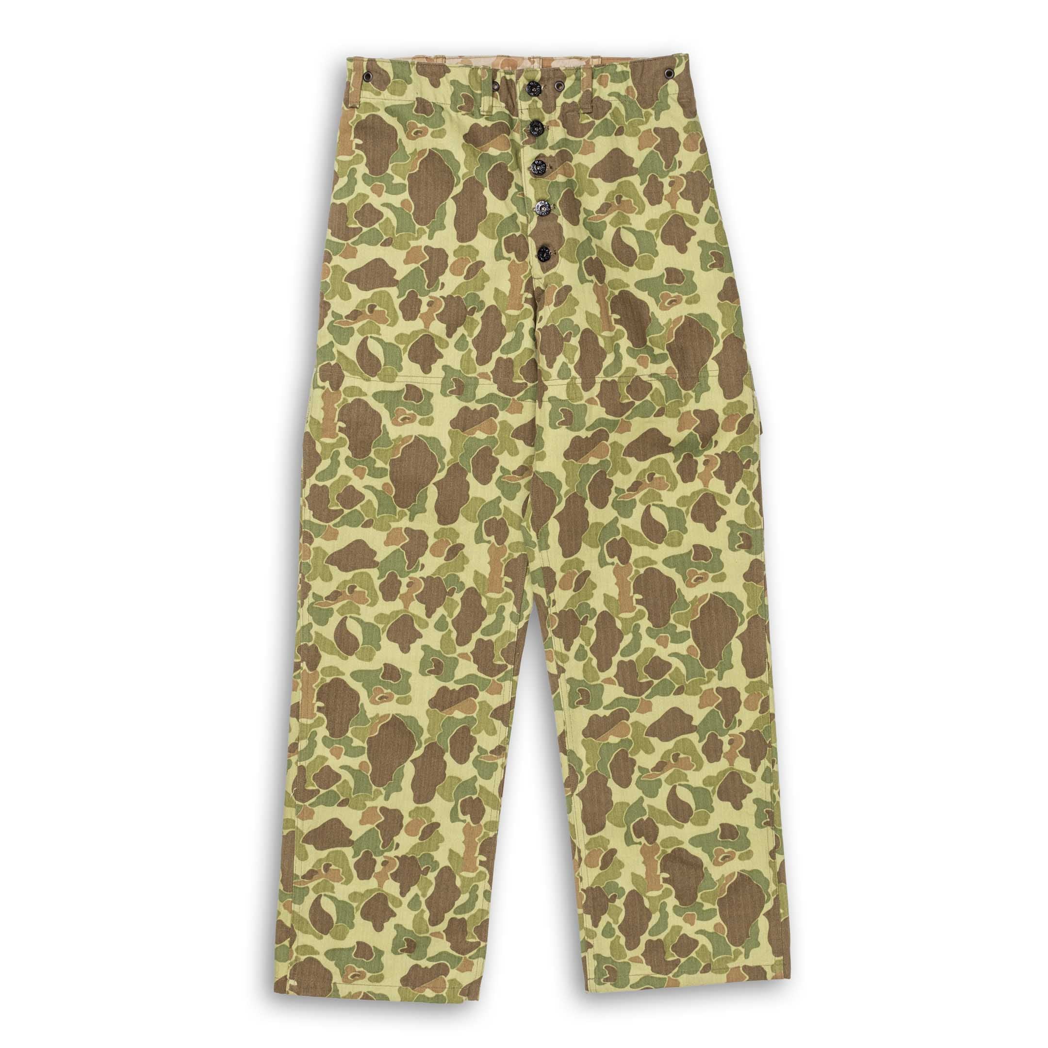 Buzz Rickson's M-44 USMC HBT Trousers Camouflage-Trousers-Clutch Cafe