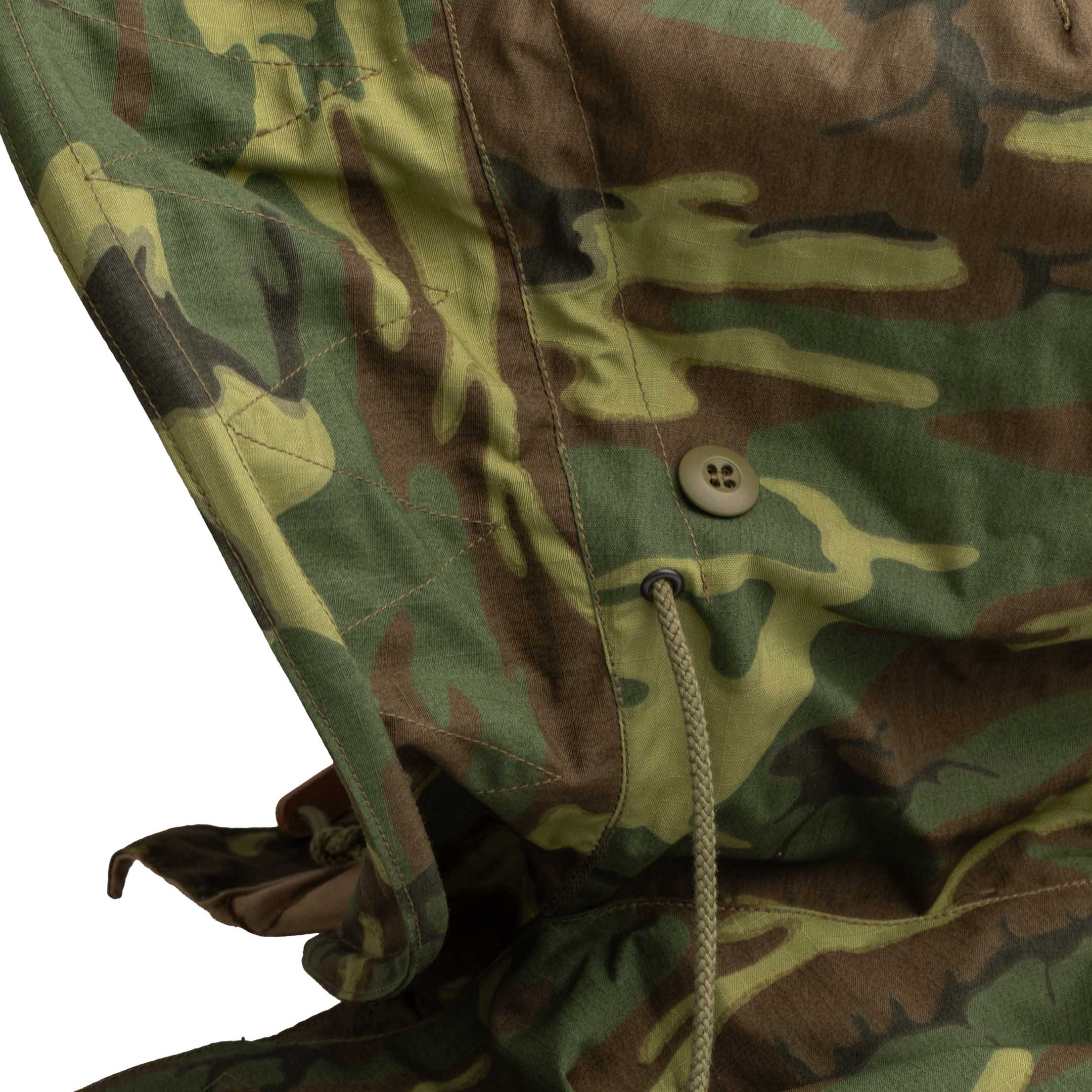 Buzz Rickson's M-65 Type Hood, ERDL Camouflage-Hood-Clutch Cafe