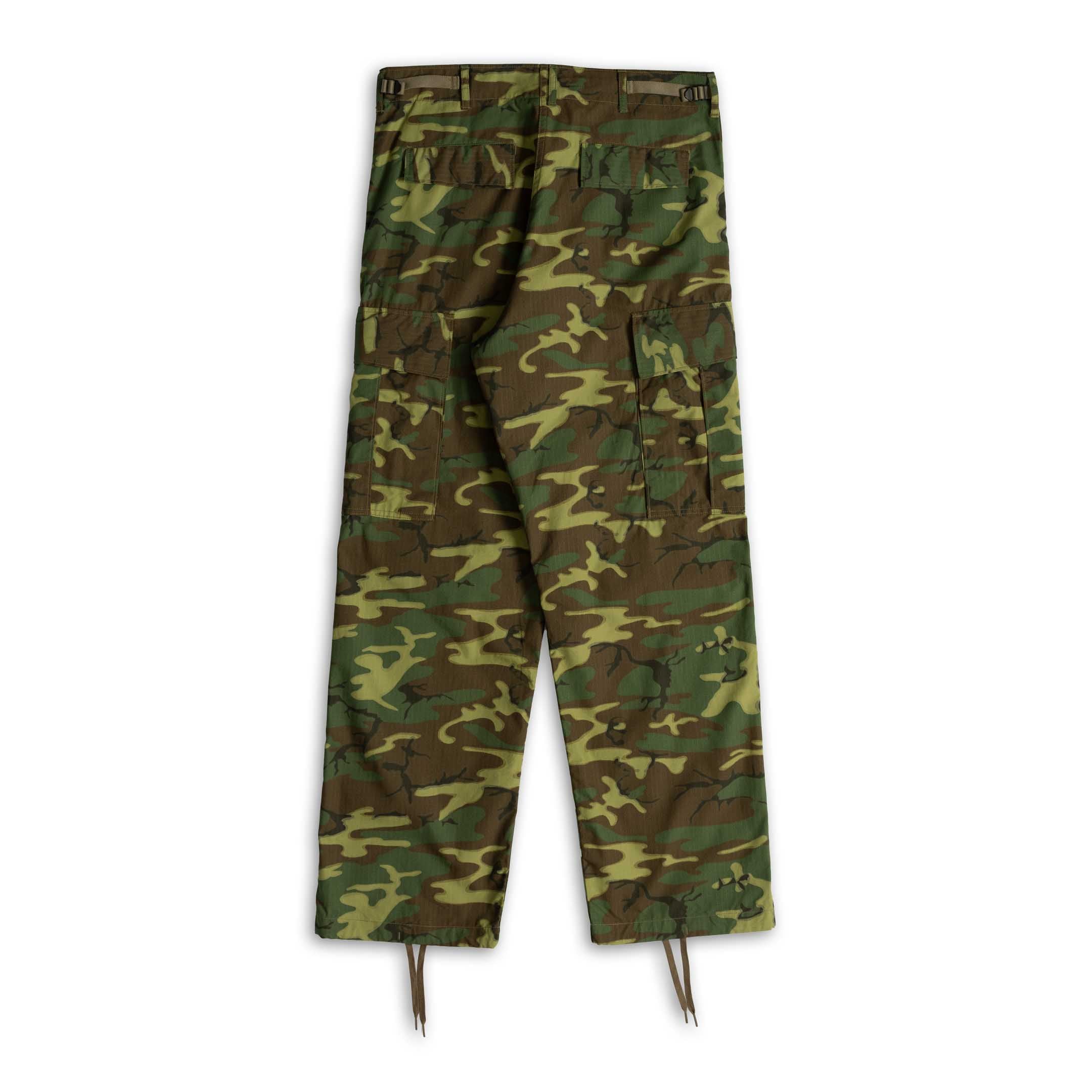 Buzz Rickson's Trousers, Man's, Camouflage, Cotton, Wind, Resistant, Poplin, Class 2-Trousers-Clutch Cafe