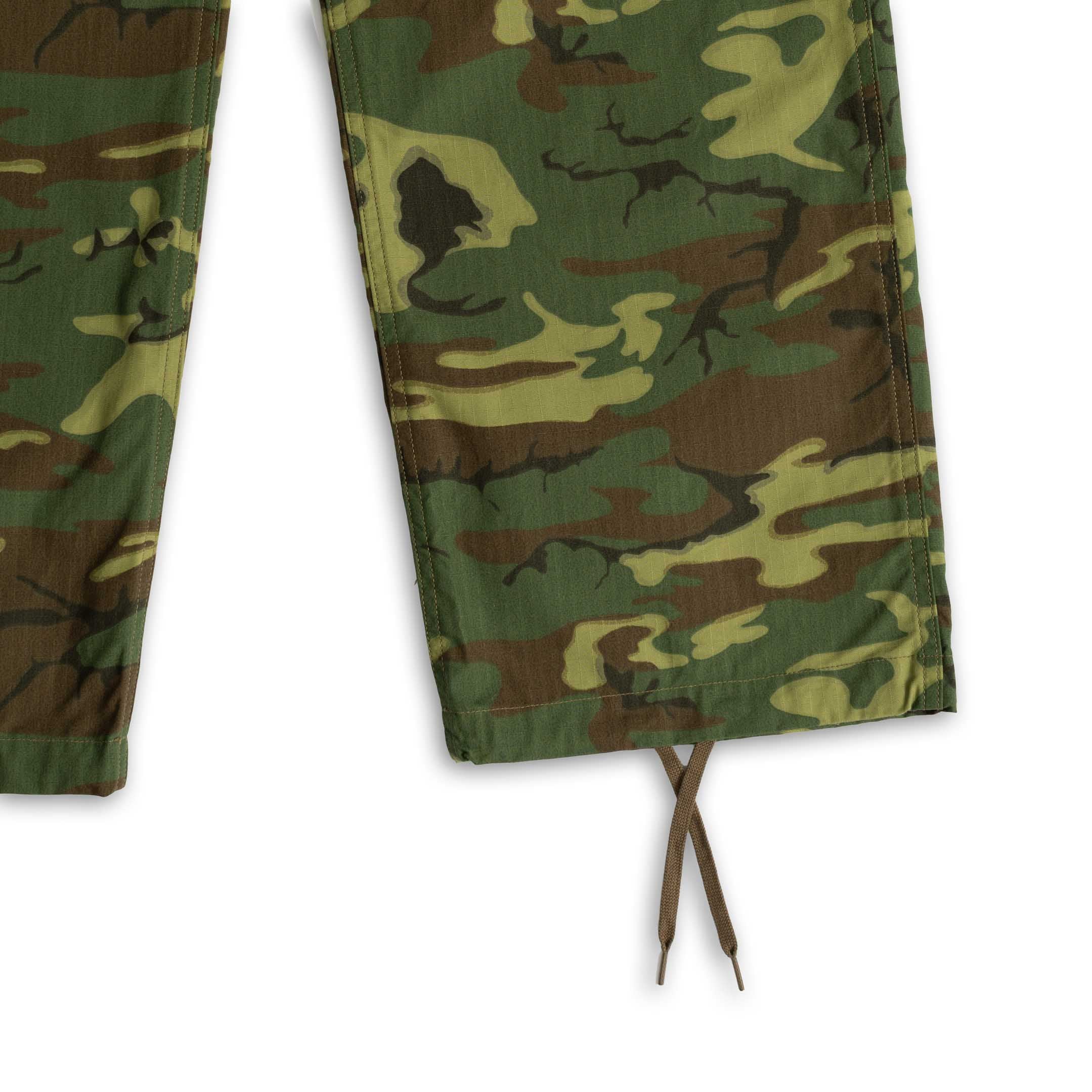 Buzz Rickson's Trousers, Man's, Camouflage, Cotton, Wind, Resistant, Poplin, Class 2-Trousers-Clutch Cafe