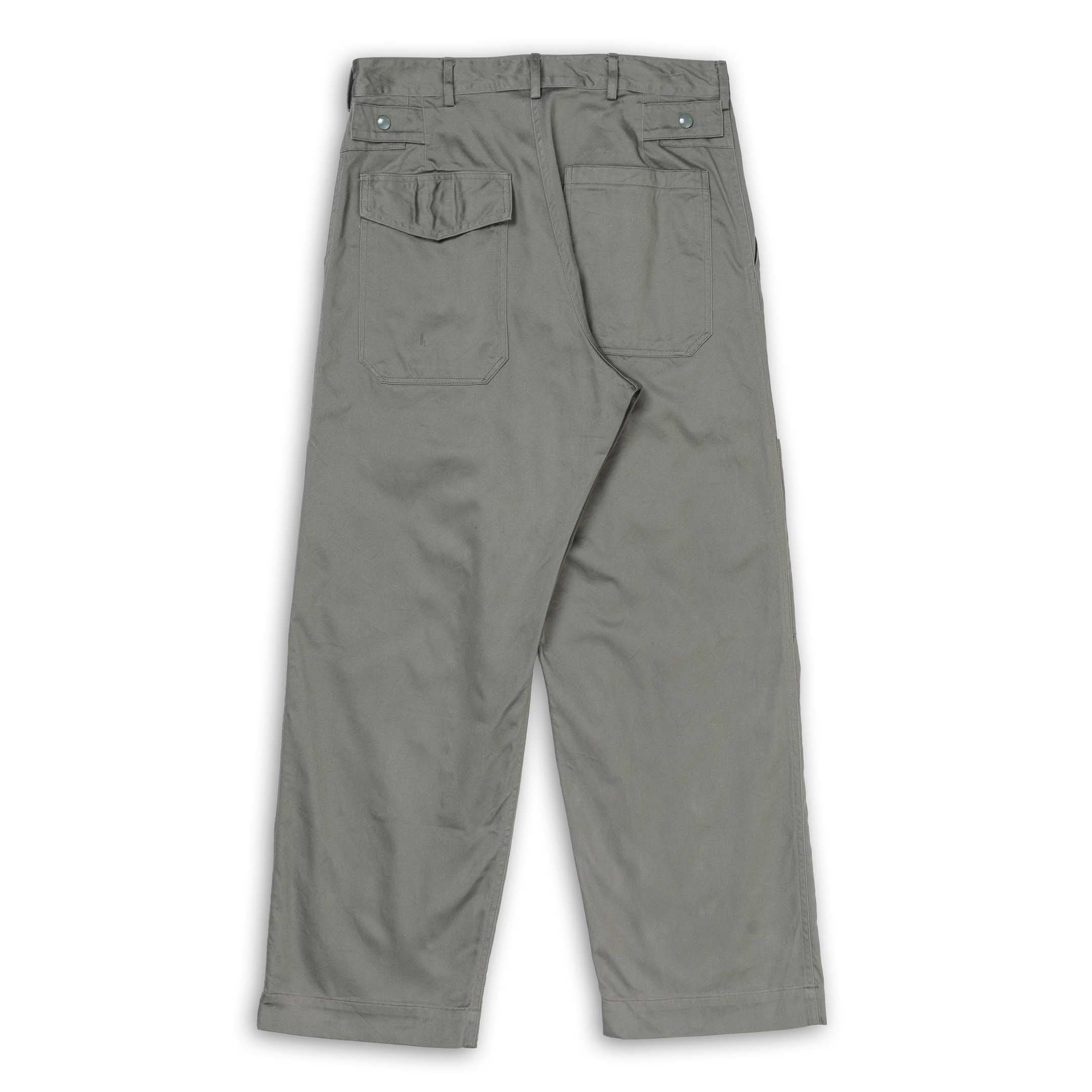 Buzz Rickson's Trousers, Utility, Cotton Sage Green-Trousers-Clutch Cafe