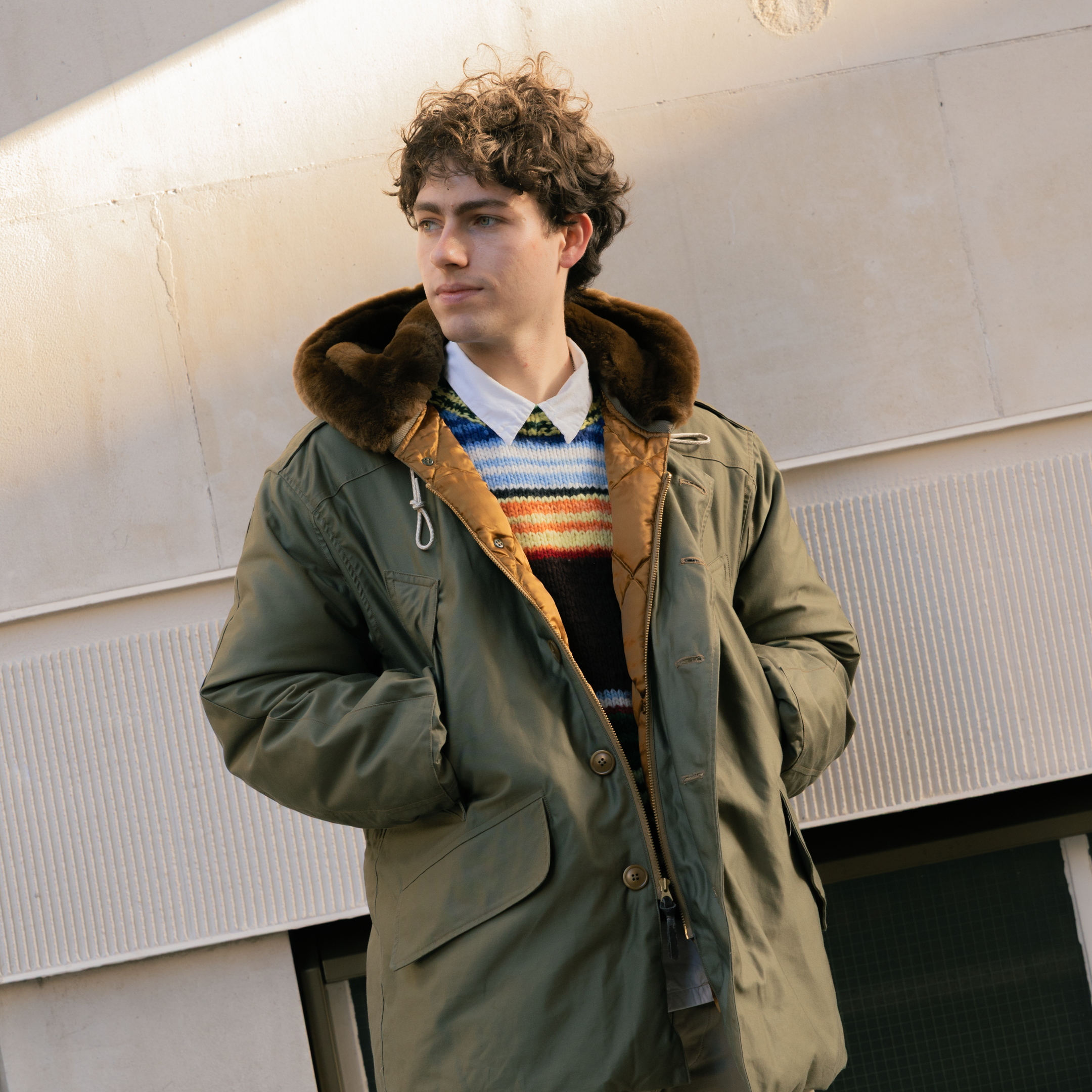 Buzz Rickson's Type B-9 Jacket Olive Drab-Jacket-Clutch Cafe