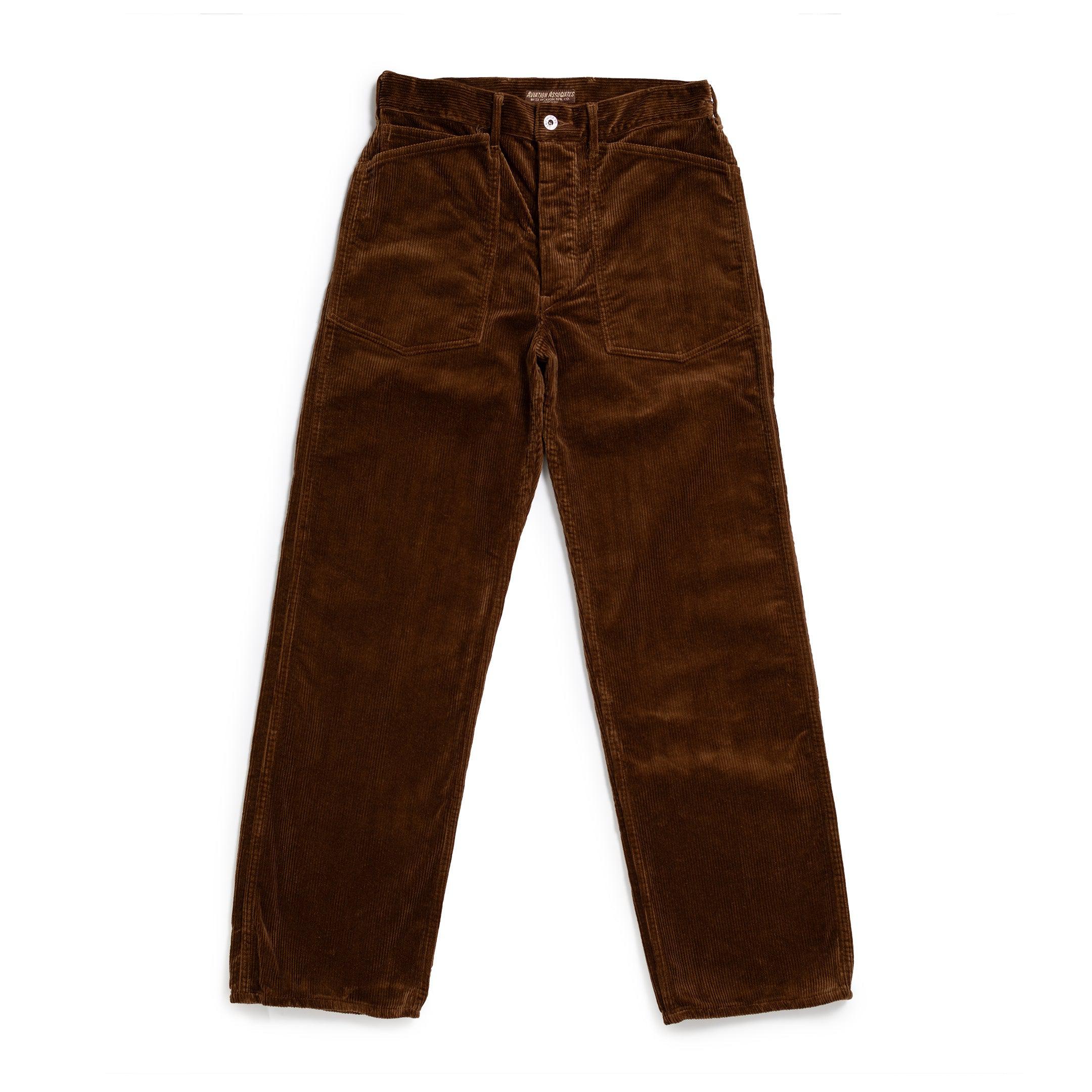 Buzz Rickson's U.S. Army Working Trousers Corduroy Brown-Trousers-Clutch Cafe
