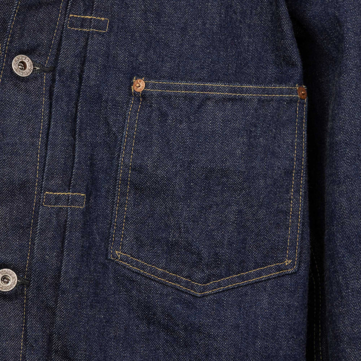 Buzz Rickson's WWII Denim Blouse Jacket-Jacket-Clutch Cafe