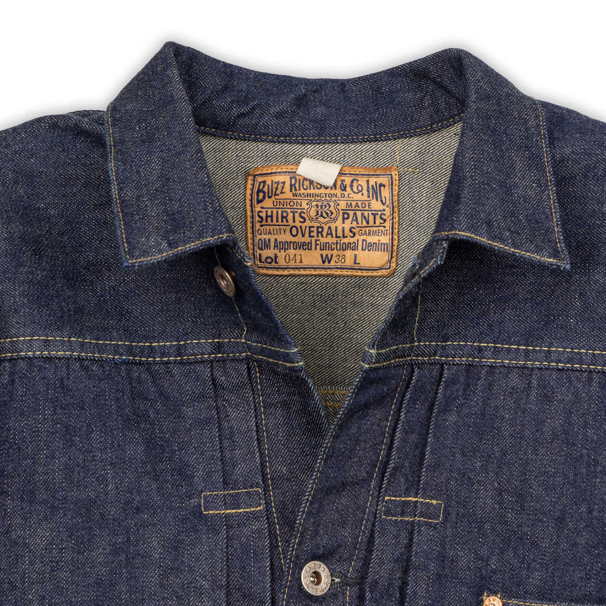 Buzz Rickson's WWII Denim Blouse Jacket-Jacket-Clutch Cafe