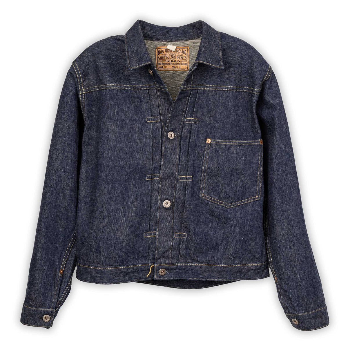 Buzz Rickson's WWII Denim Blouse Jacket-Jacket-Clutch Cafe