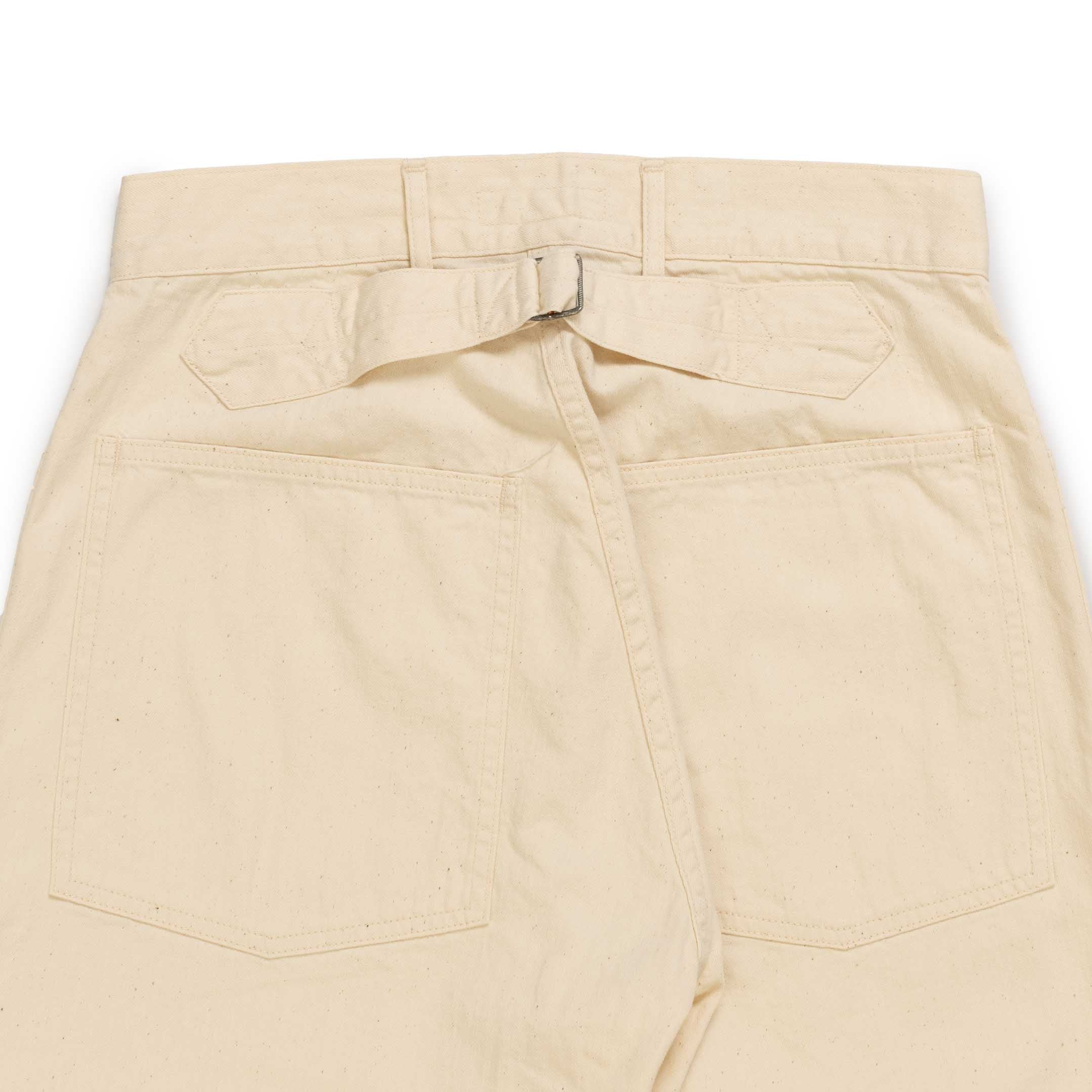 Buzz Rickson's Working Trousers White Twill-Trousers-Clutch Cafe