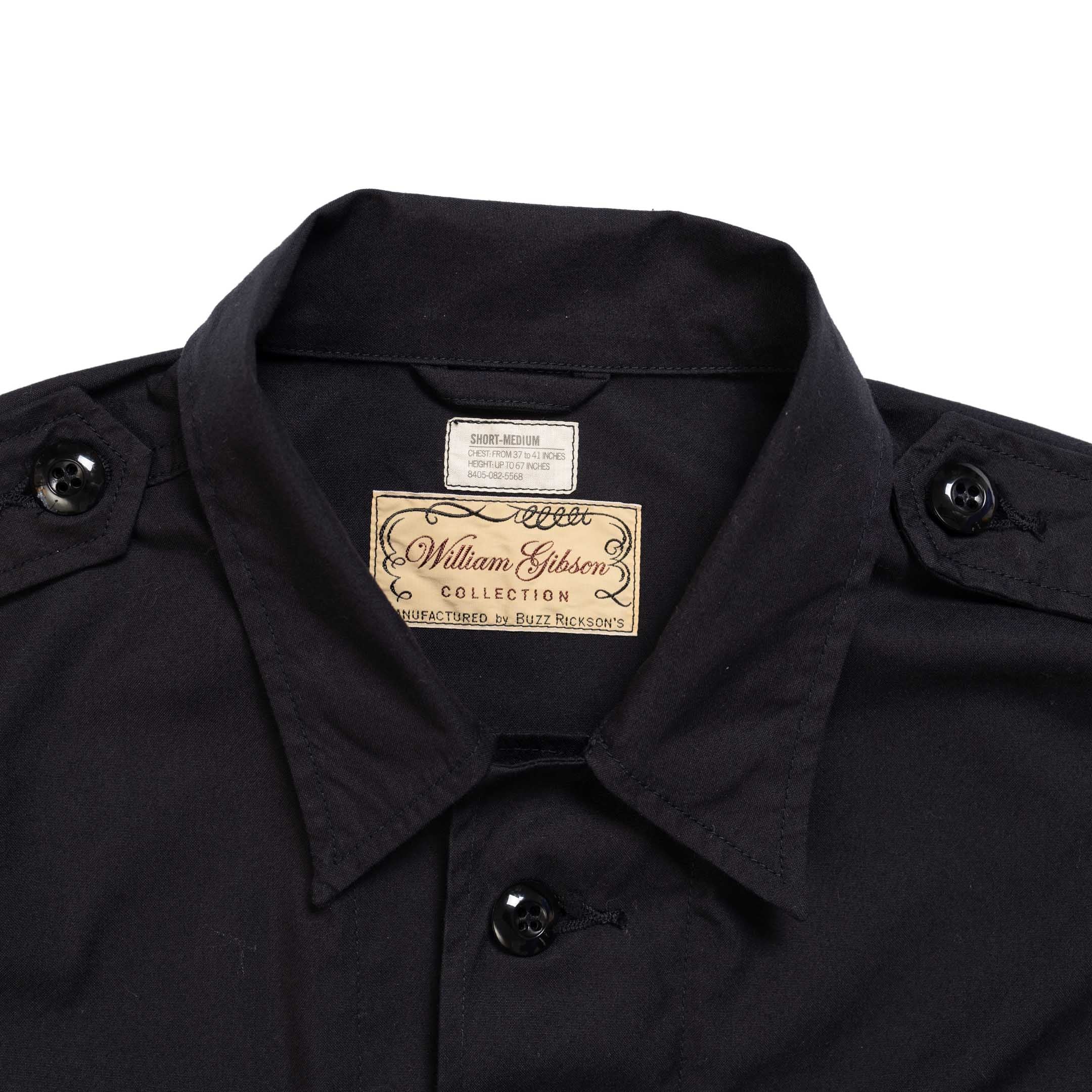 Buzz Rickson’s x William Gibson Tropical Combat Coat Black-Jacket-Clutch Cafe