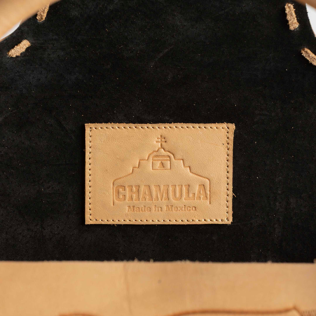 Chamula Concho West Stitch Cravin Bag L Tan 1-Bag-Clutch Cafe