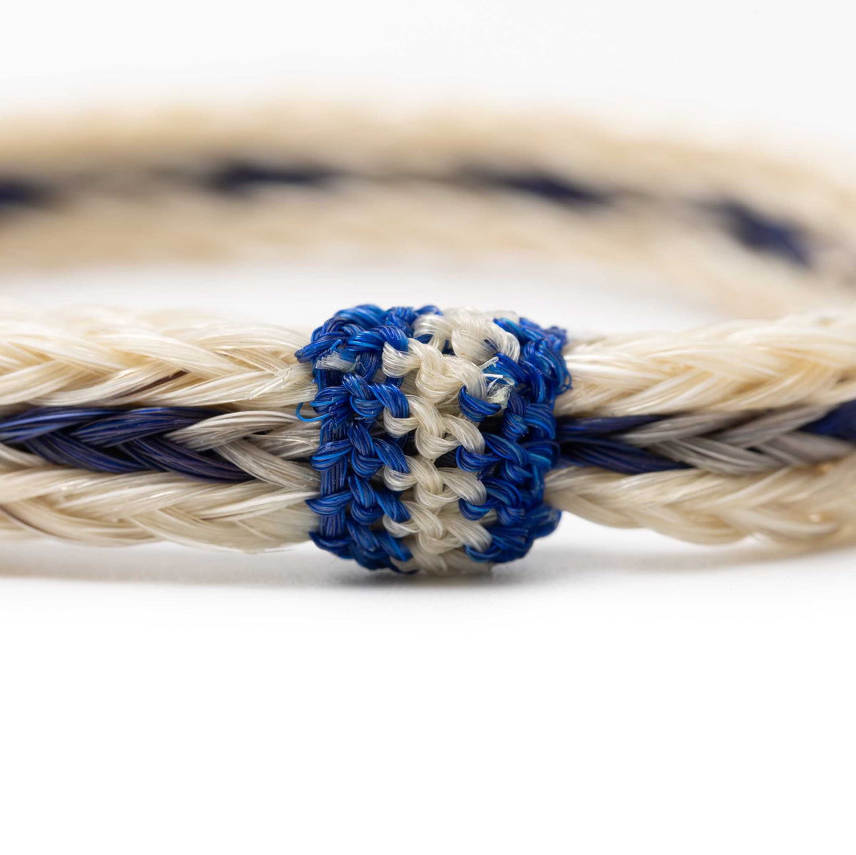Chamula H.H. Braided Bracelet White x Blue x Grey-Bracelet-Clutch Cafe