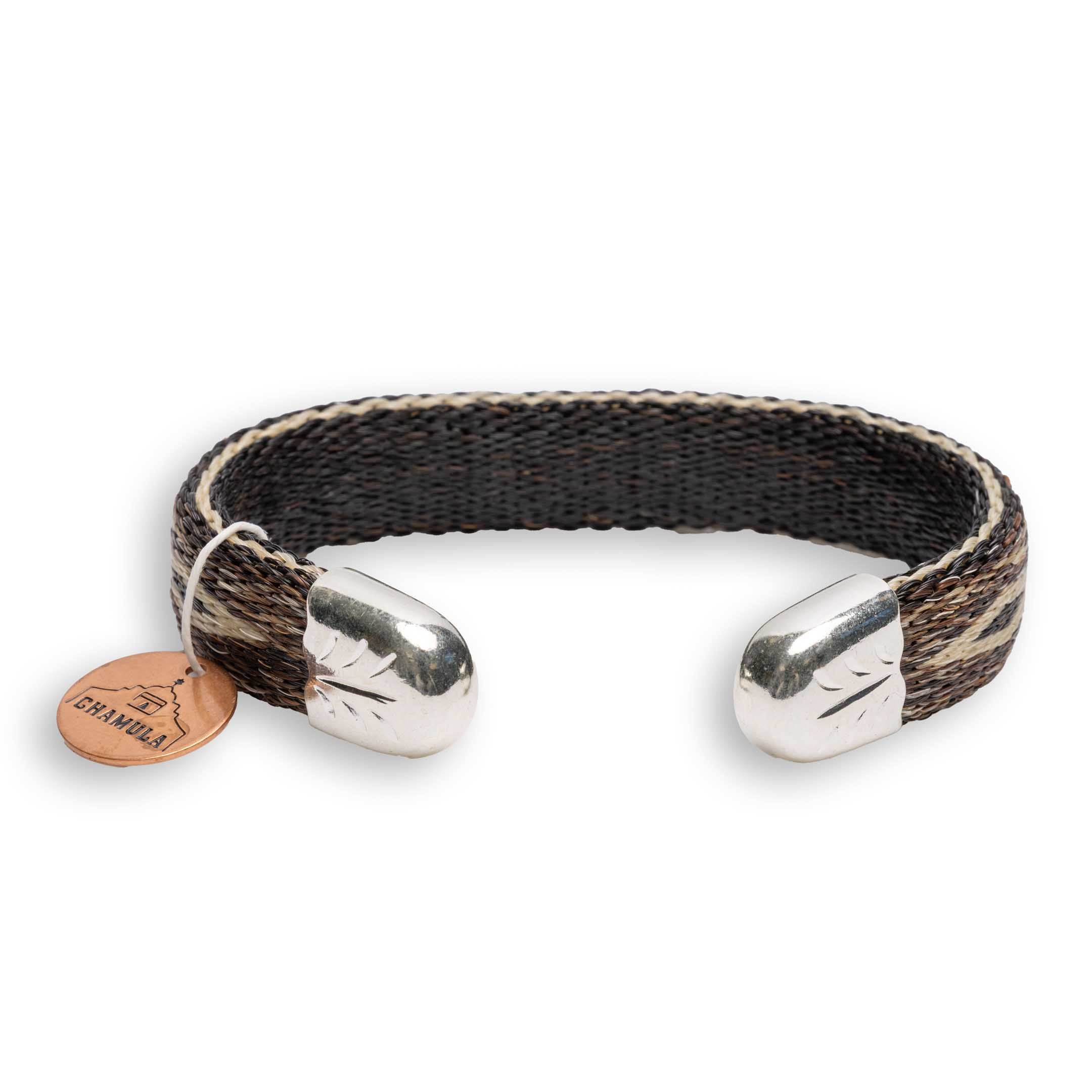 Chamula H.H.H. Bendable Bracelet Natural x Brown-Bracelet-Clutch Cafe