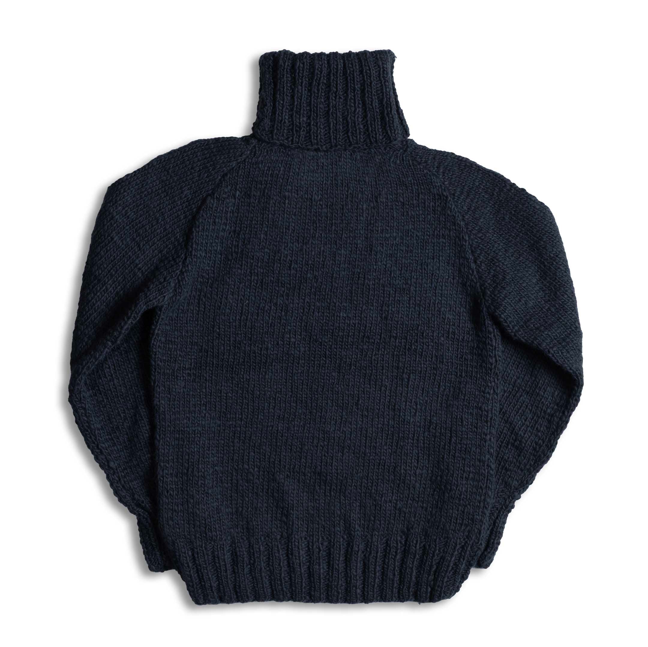 Chamula Turtleneck Pullover Navy-Knitwear-Clutch Cafe