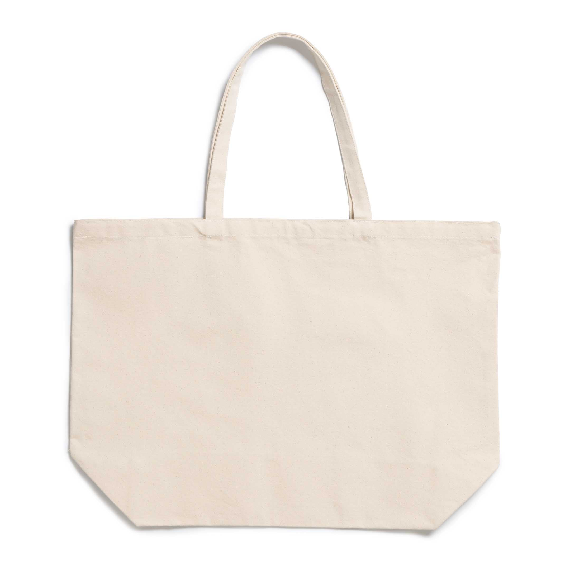 Clutch Cafe Cotton Canvas Tote Bag Large Ecru-Tote Bag-Clutch Cafe