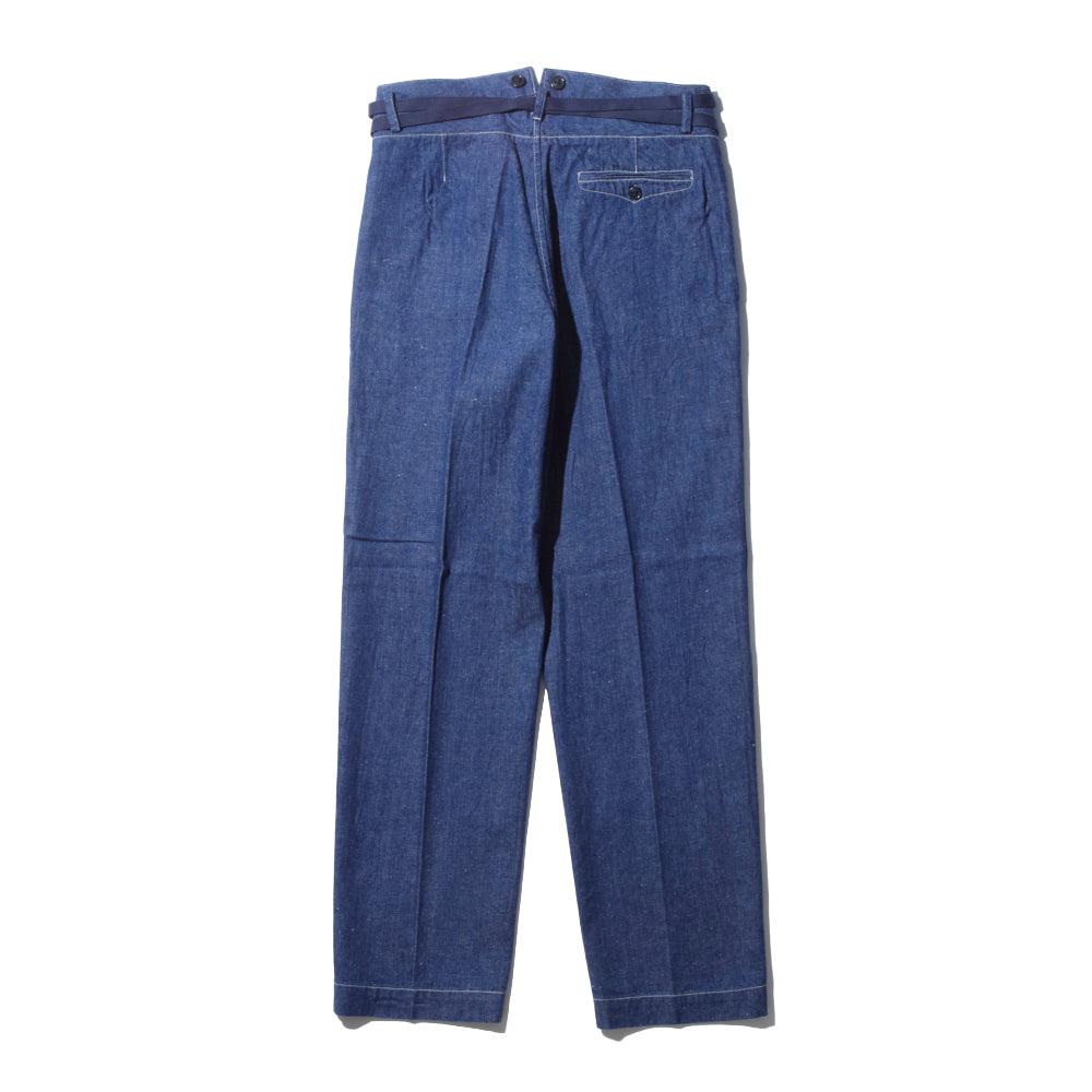 Coherence Alain 10oz Logger Selvedge Denim Trousers-Trousers-Clutch Cafe