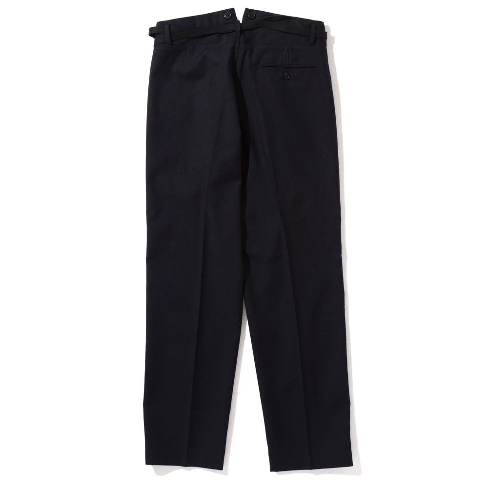 Coherence Alain Rover Wool Twill D.Blue-Trousers-Clutch Cafe