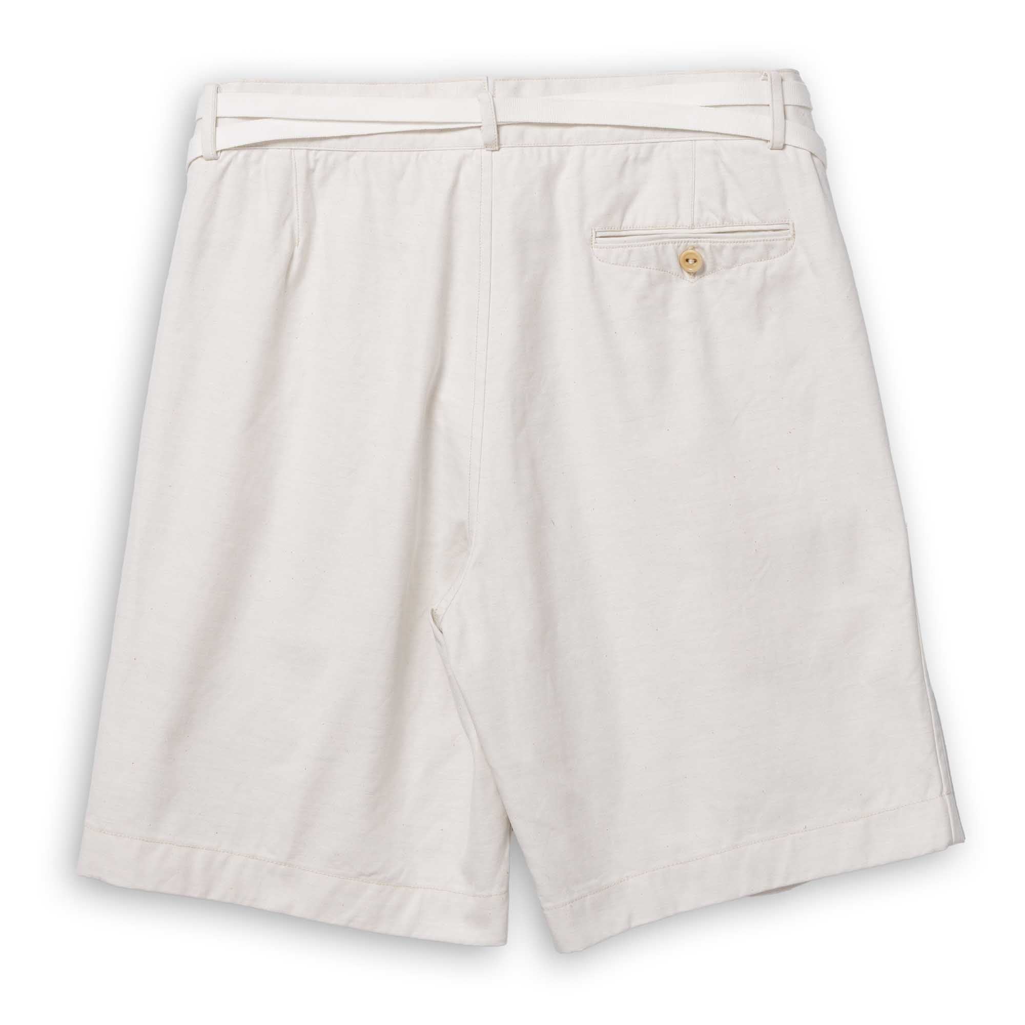 Coherence Alain Shorts Selvedge Yacht Canvas B. White-Shorts-Clutch Cafe