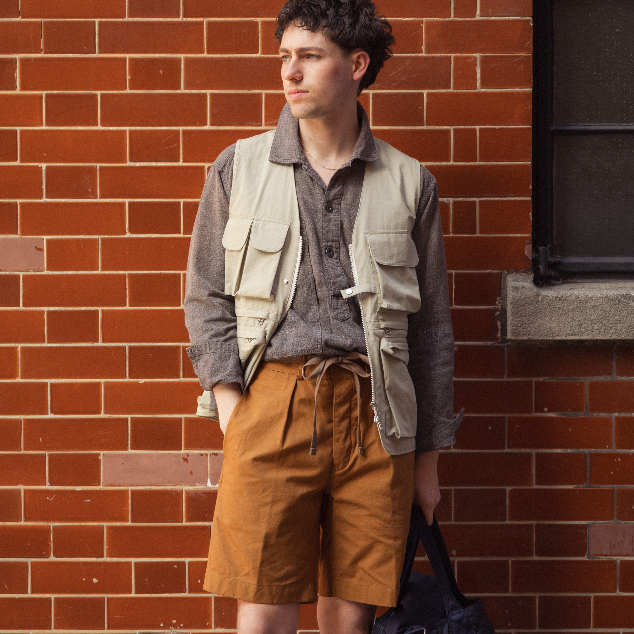 Coherence Alain Shorts Selvedge Yacht Canvas Cannele-Shorts-Clutch Cafe