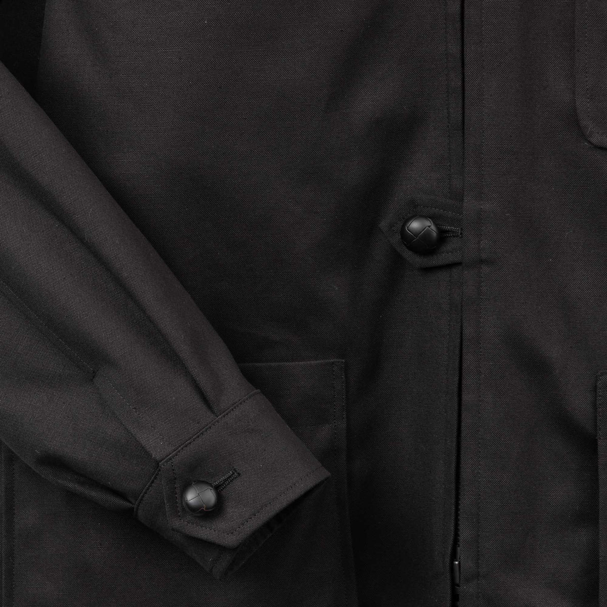 Coherence Birks-FLB Yacht Canvas Black-Jacket-Clutch Cafe