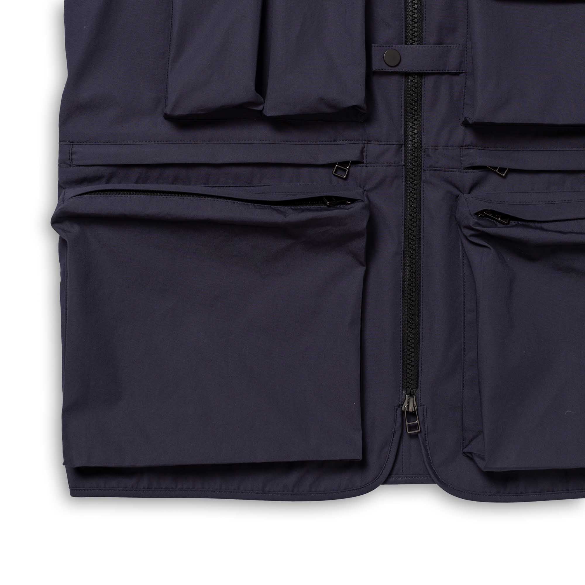 Coherence CiCi Vest Weather Resistant Cotton Slate Blue-Vest-Clutch Cafe