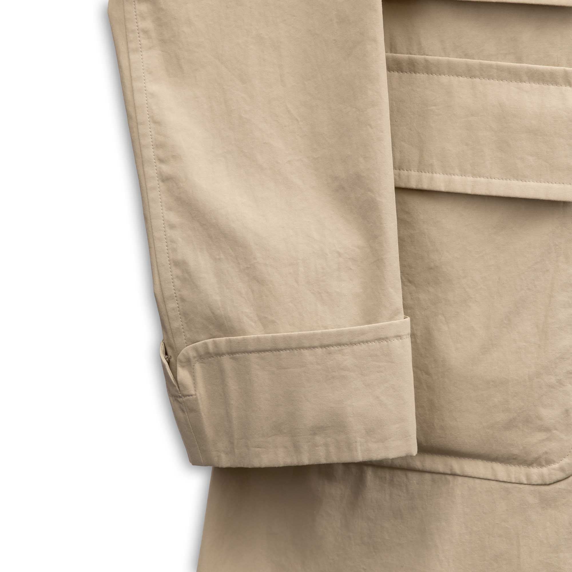 Coherence Corb II Weather Resistant Cotton Sand-Coat-Clutch Cafe